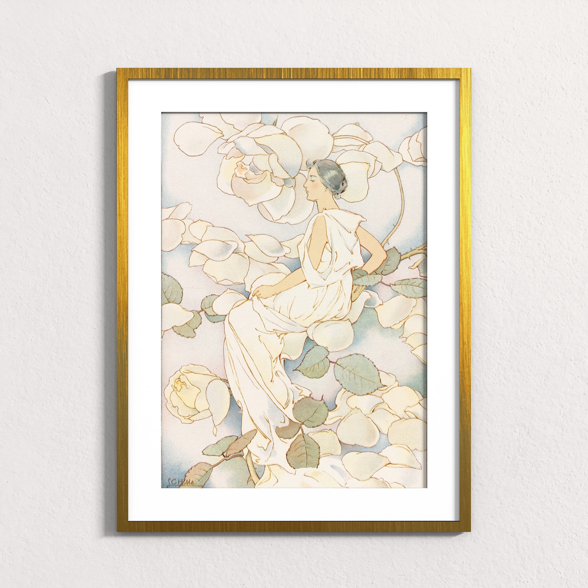 Pastel: Woodland Figure