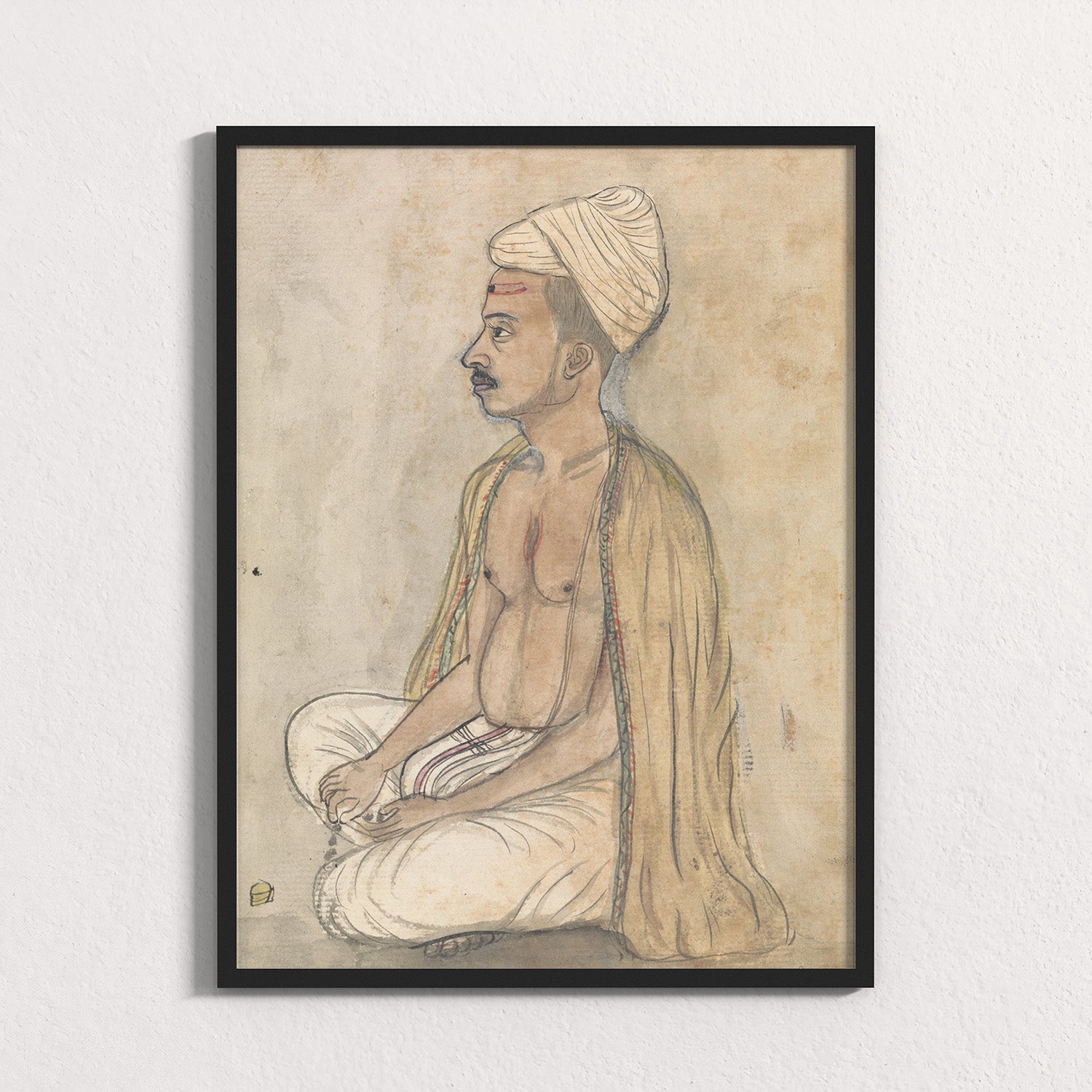 Tan: Comtemplative Figure