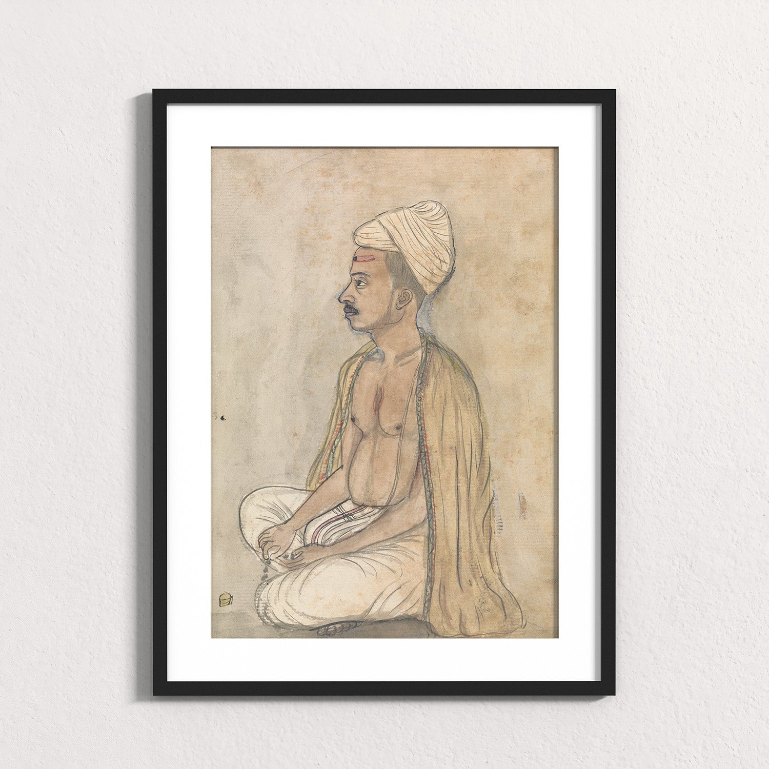 Tan: Comtemplative Figure