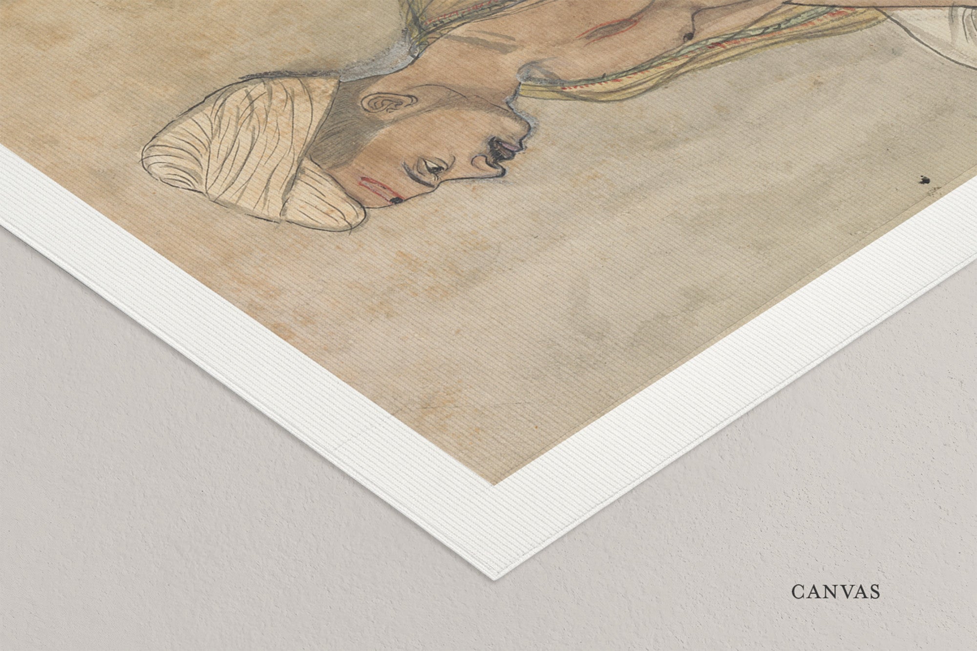 Tan: Comtemplative Figure