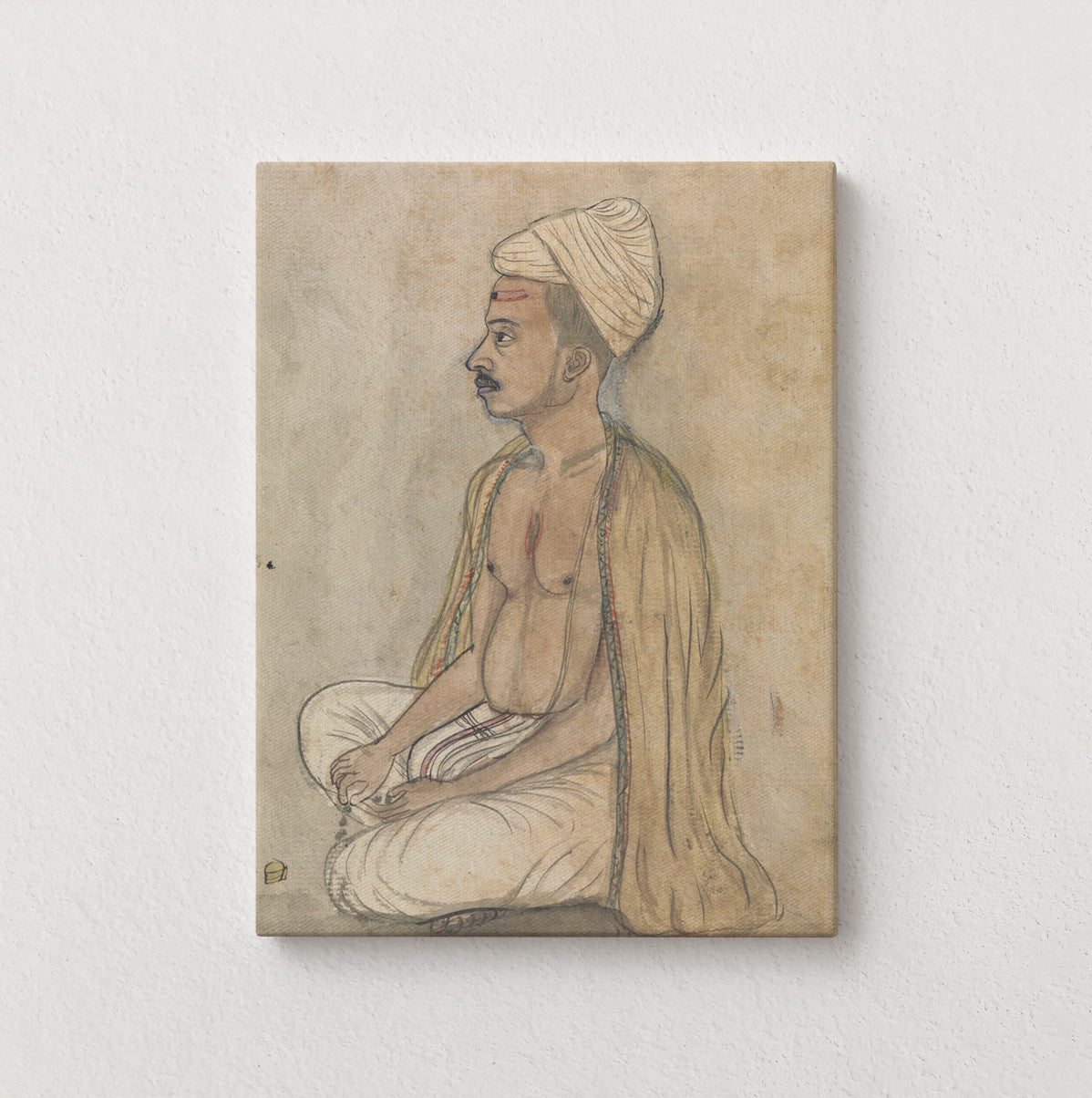 Tan: Comtemplative Figure