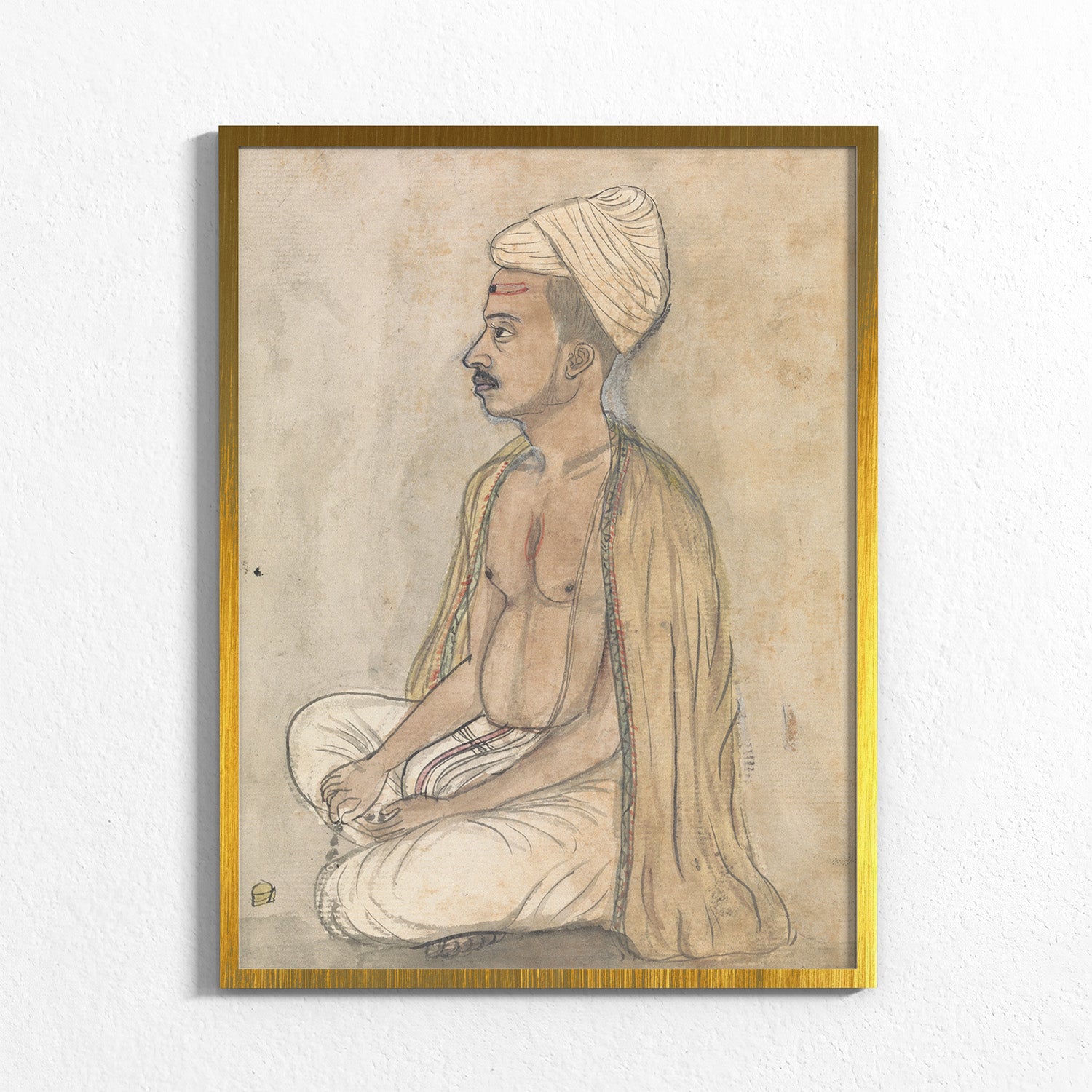 Tan: Comtemplative Figure