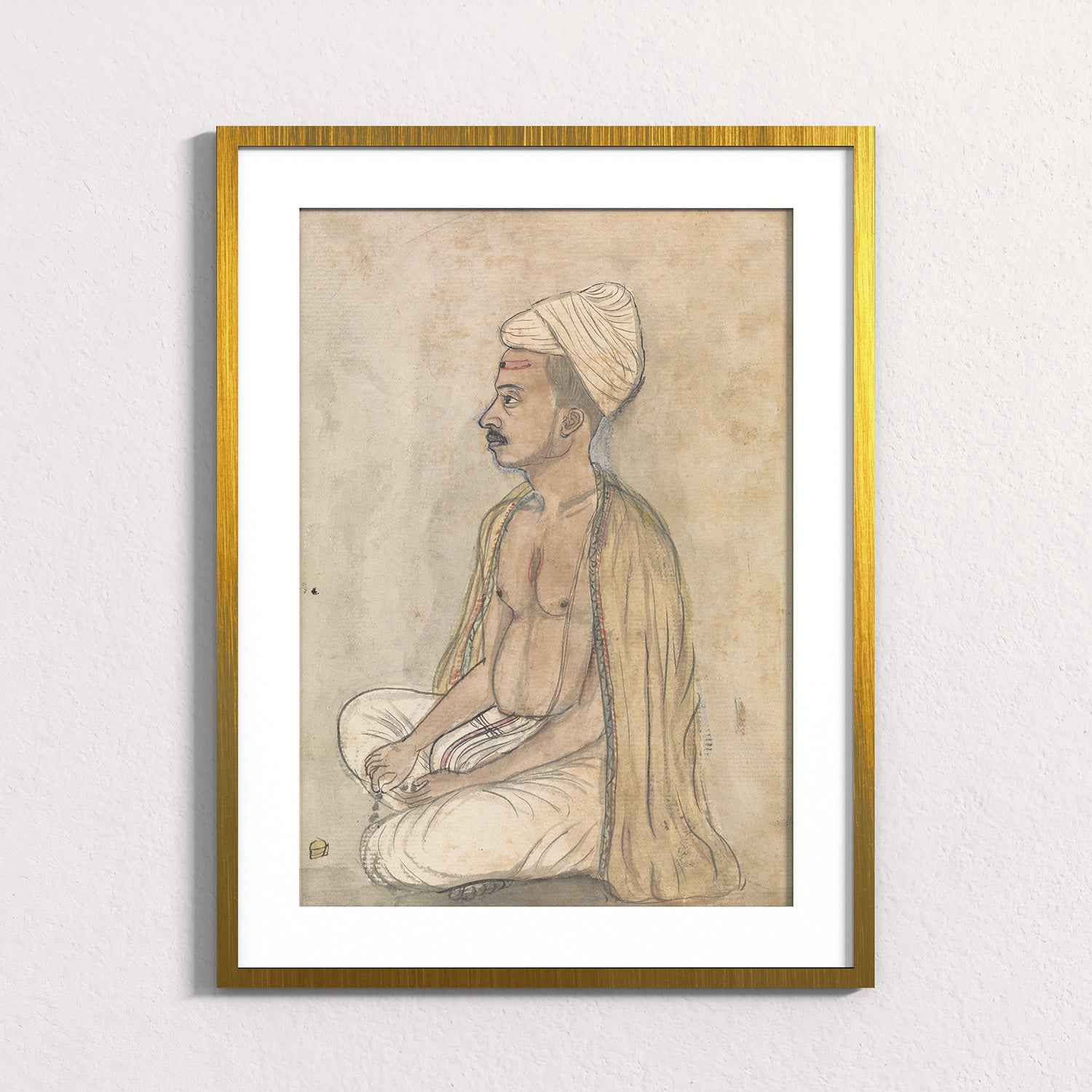Tan: Comtemplative Figure