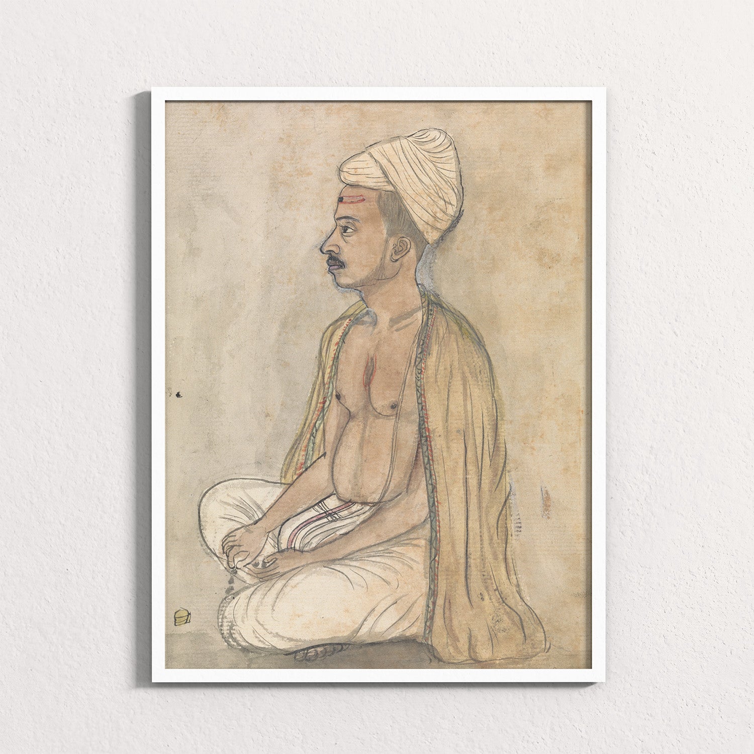 Tan: Comtemplative Figure