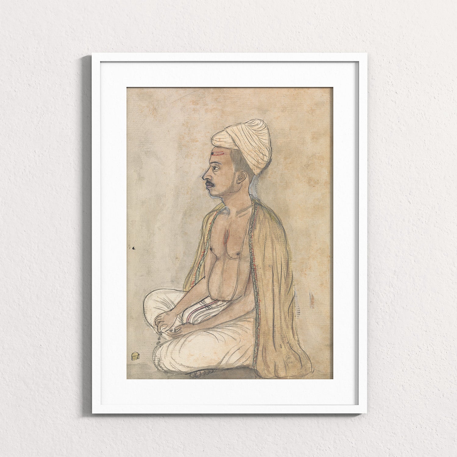 Tan: Comtemplative Figure
