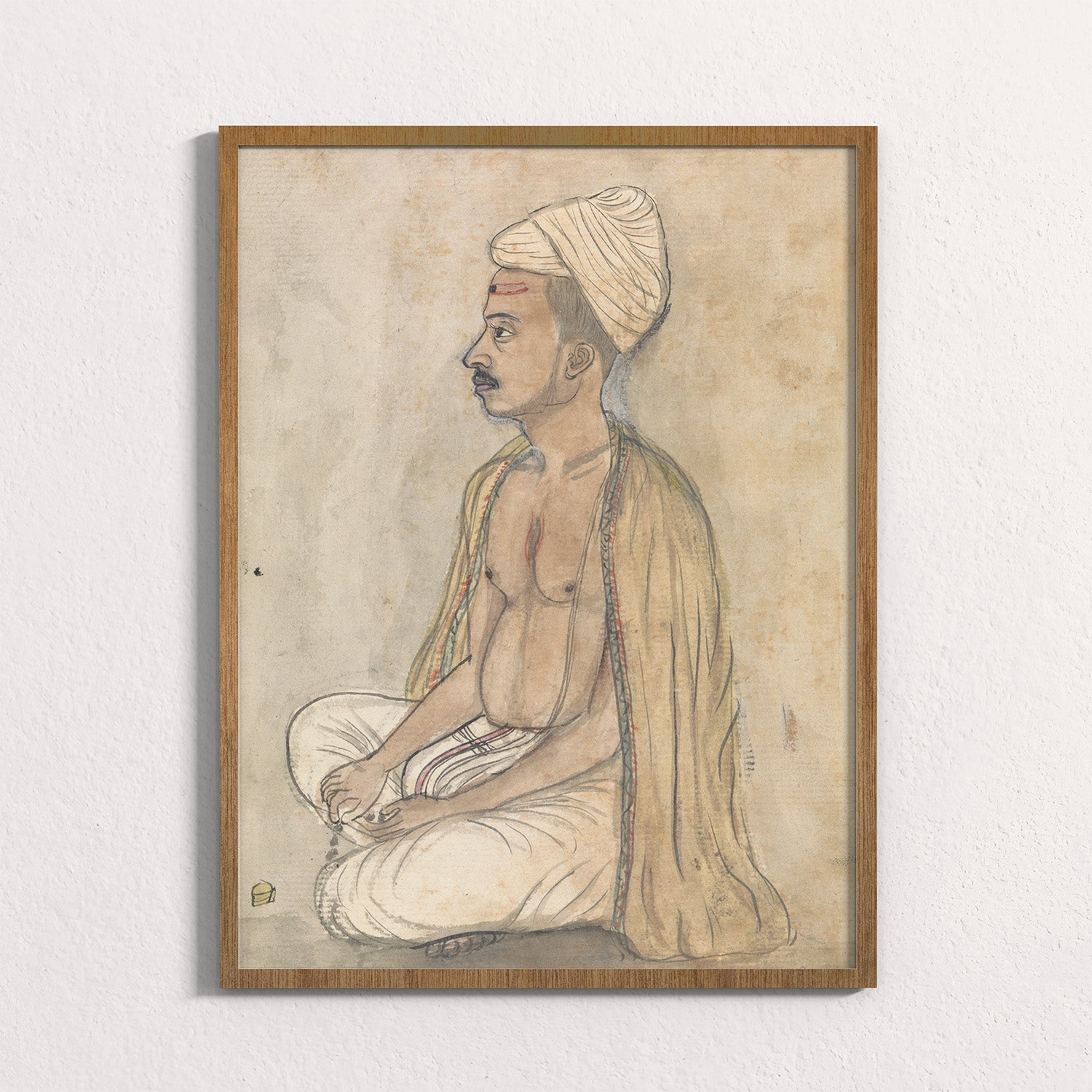 Tan: Comtemplative Figure