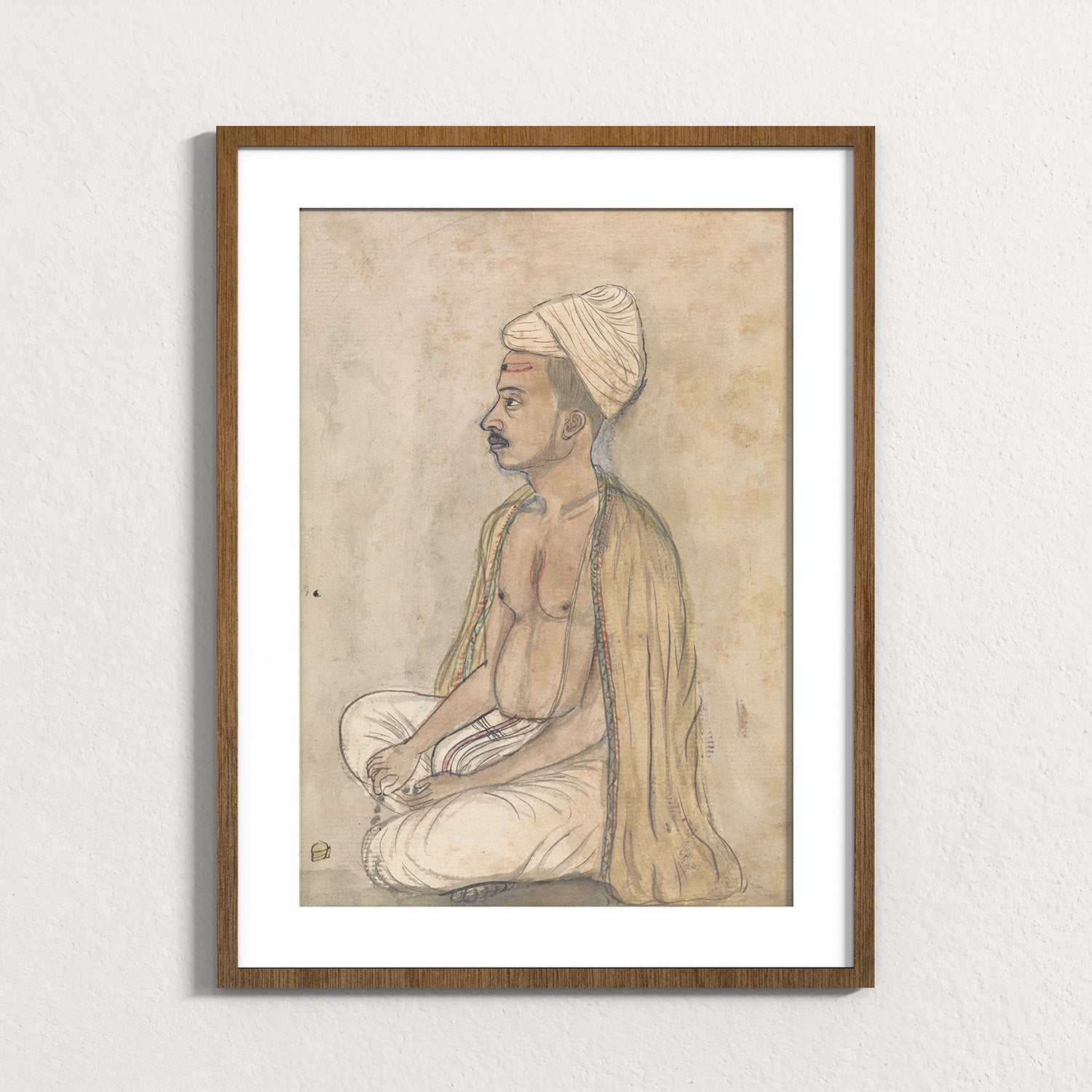 Tan: Comtemplative Figure