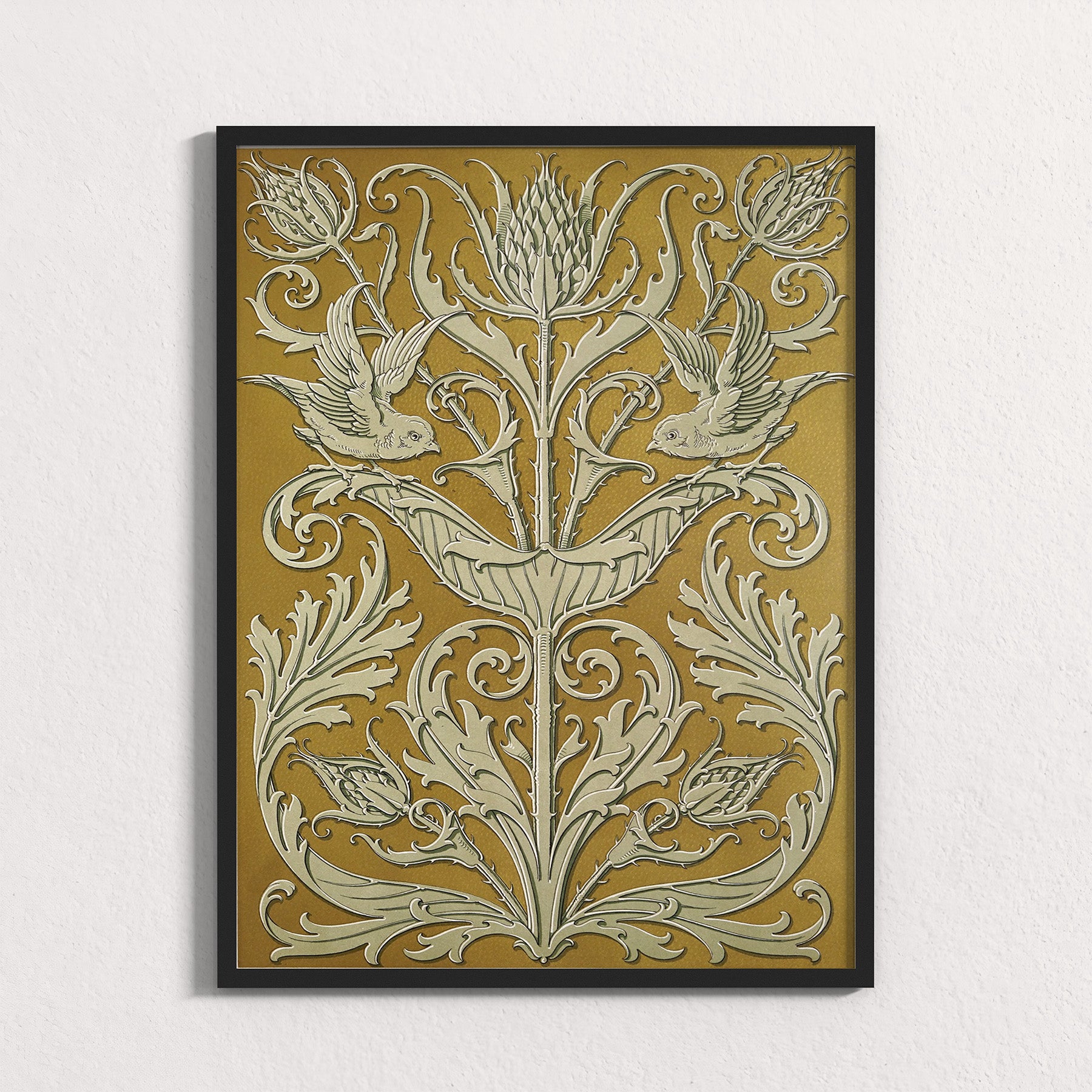 Thistle and Sparrows
