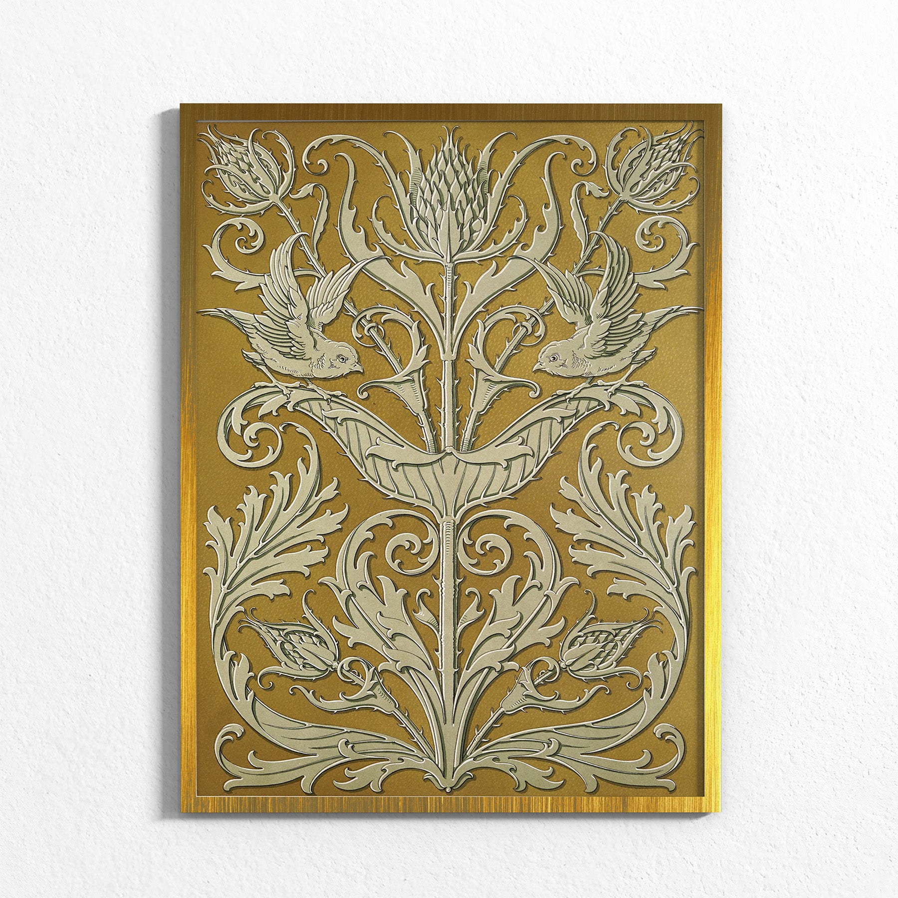 Thistle and Sparrows