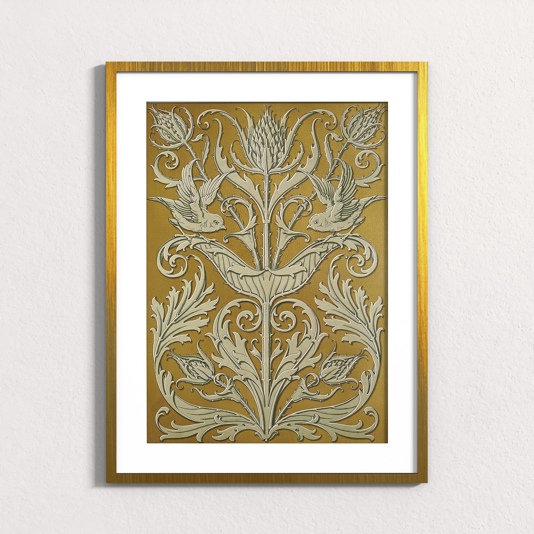 Thistle and Sparrows