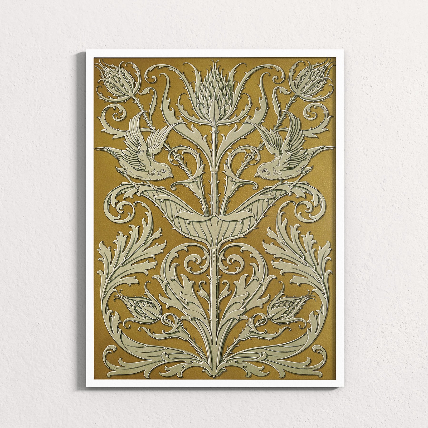 Thistle and Sparrows