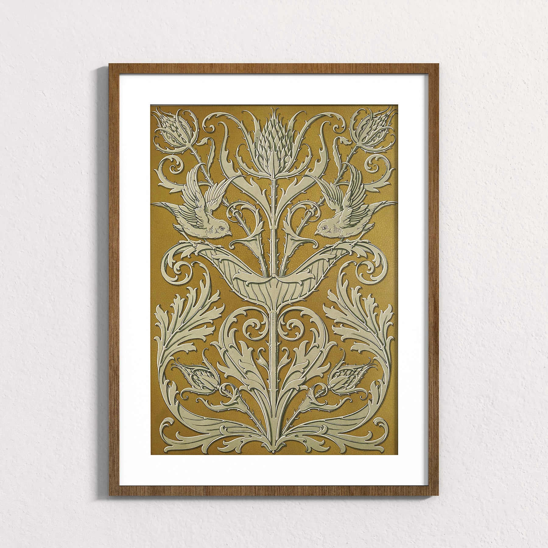 Thistle and Sparrows