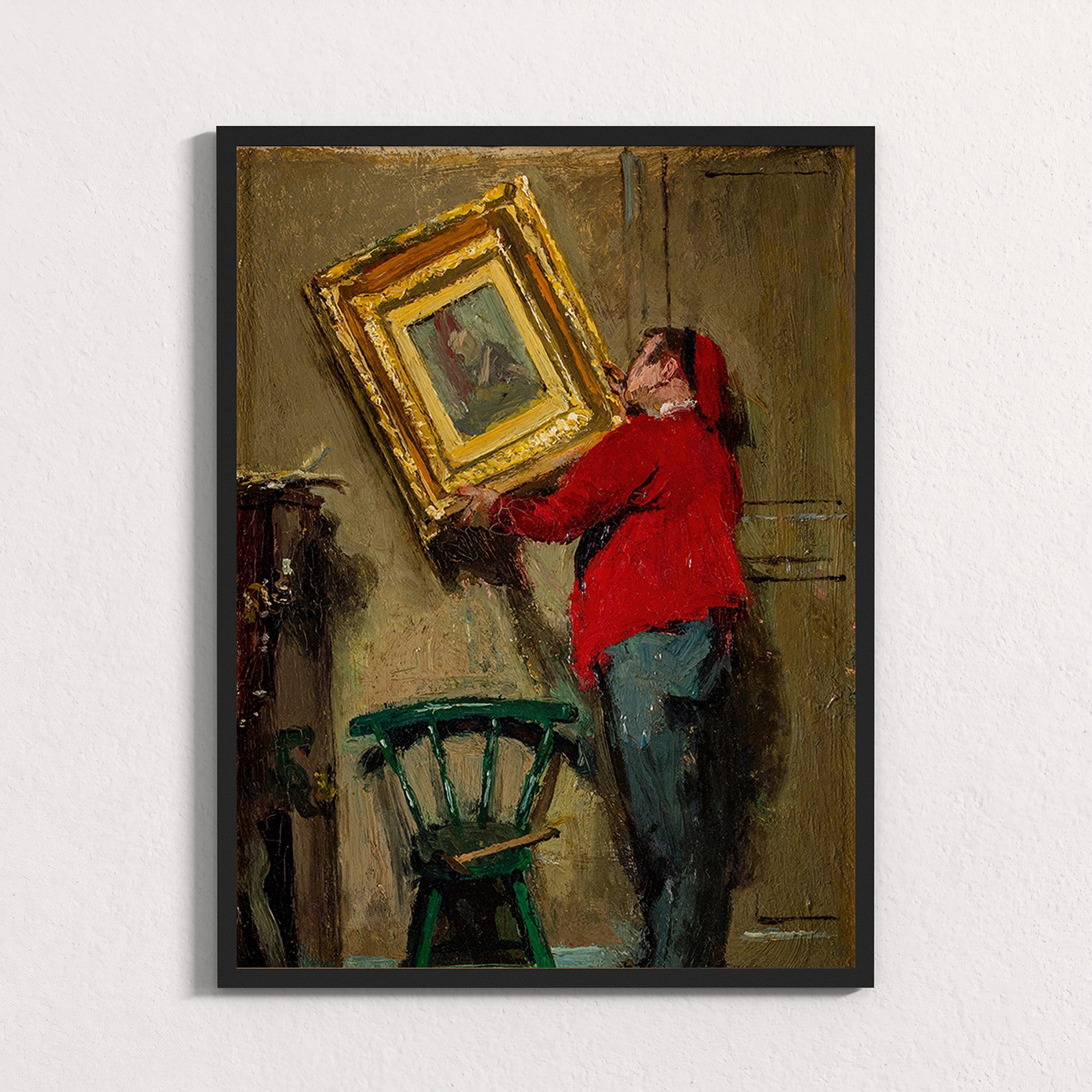 Hanging a Painting