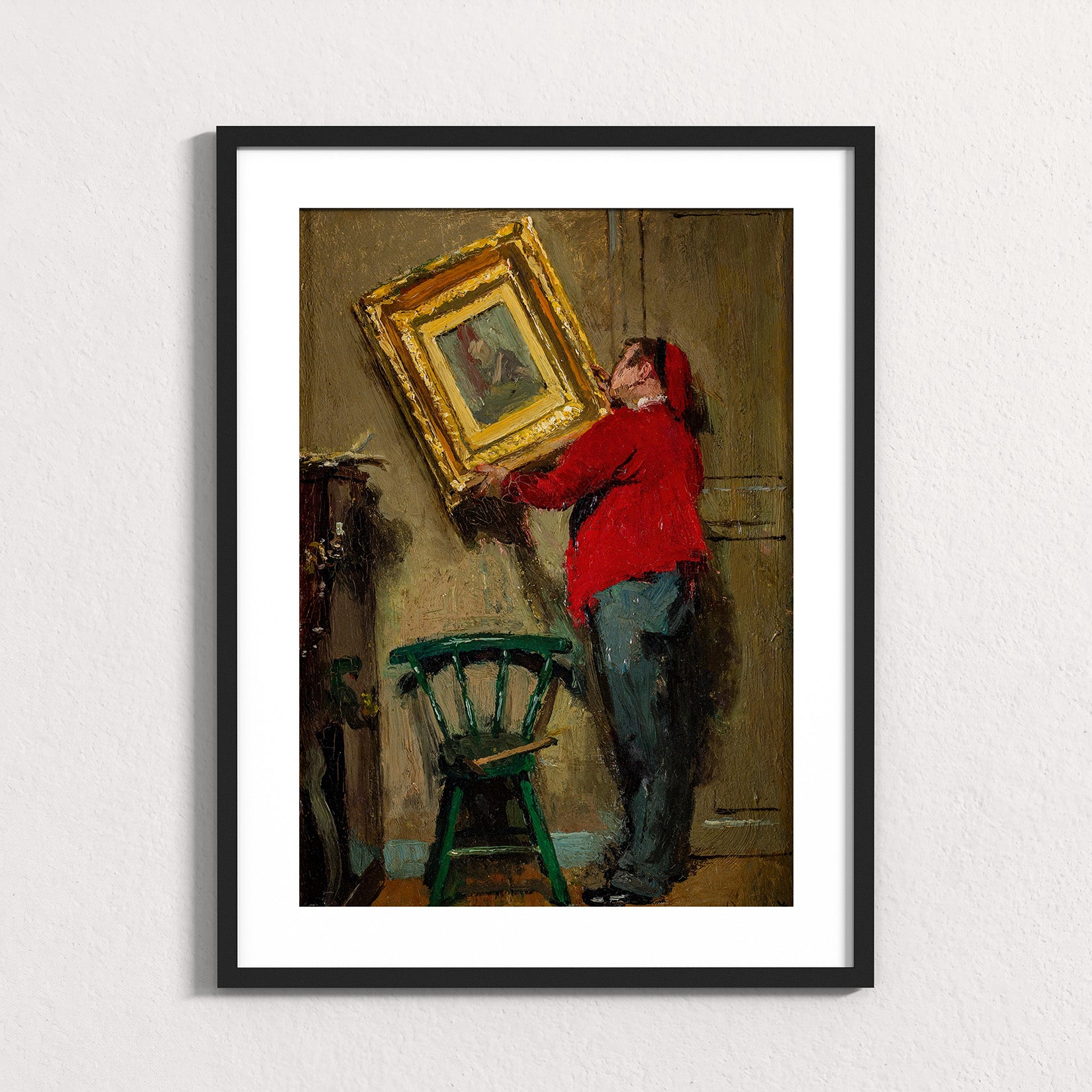 Hanging a Painting