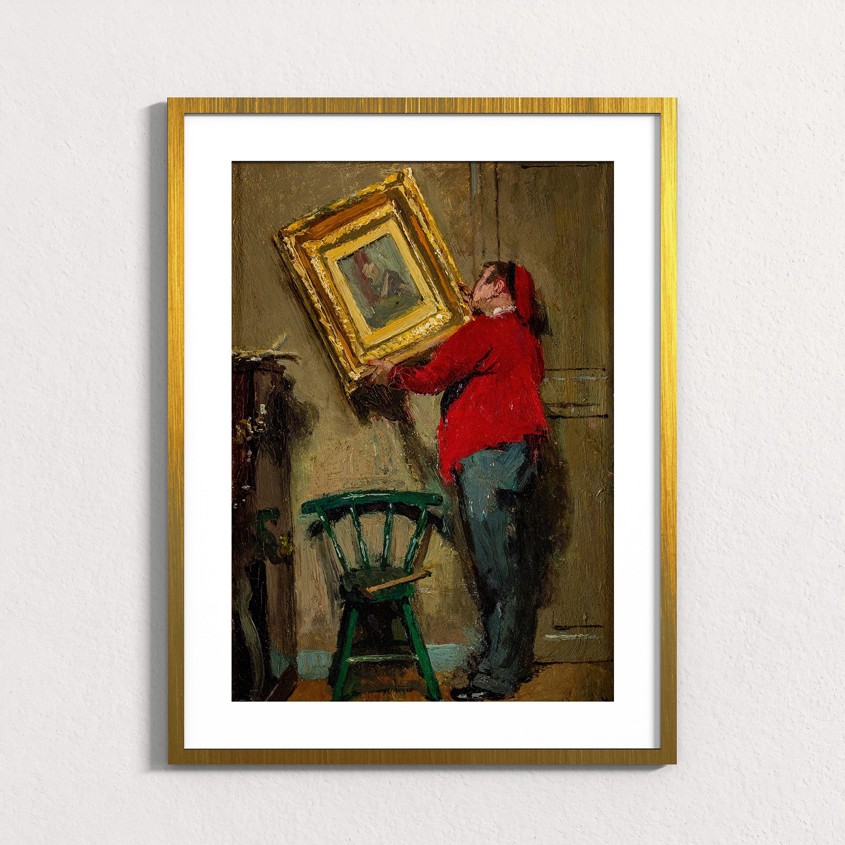 Hanging a Painting
