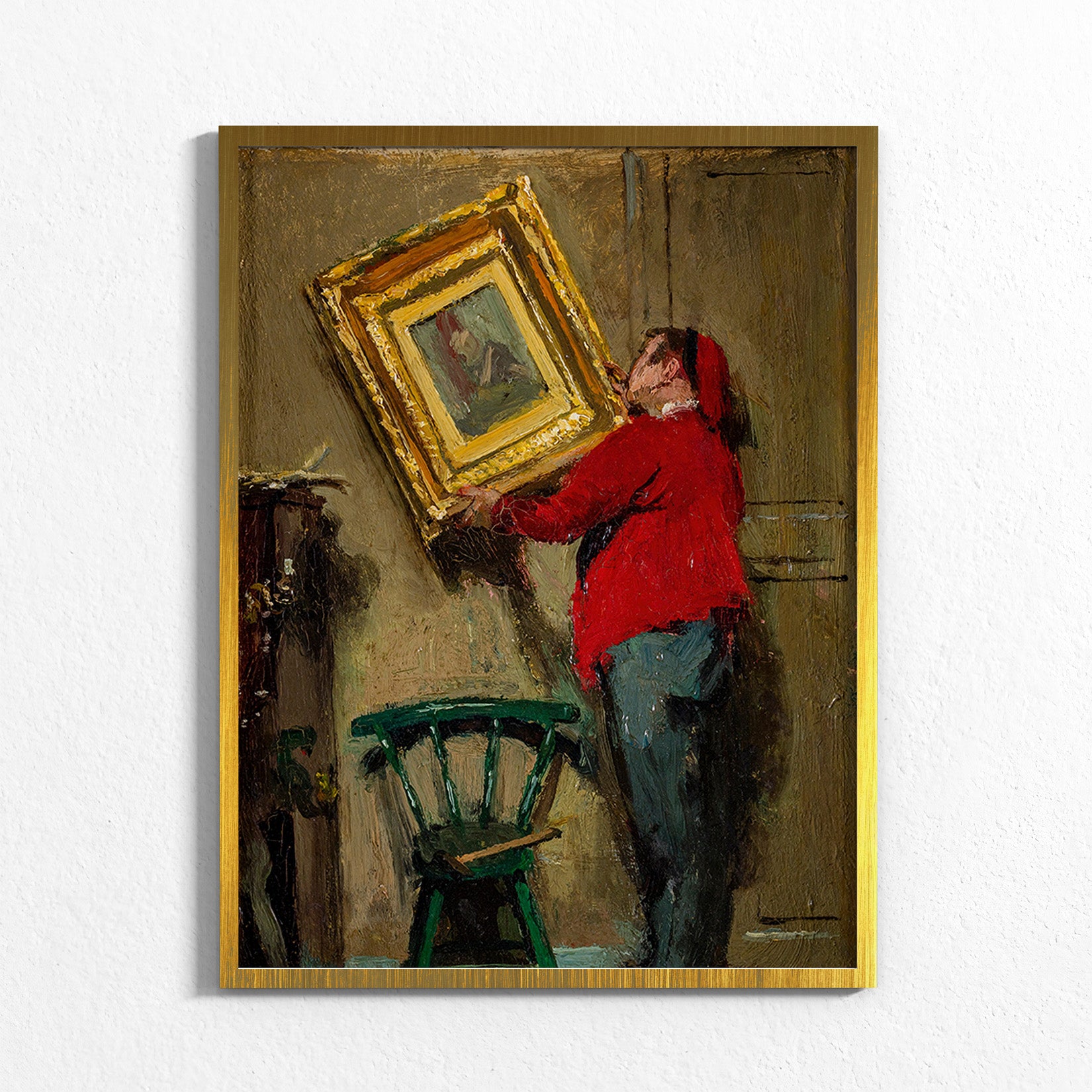 Hanging a Painting