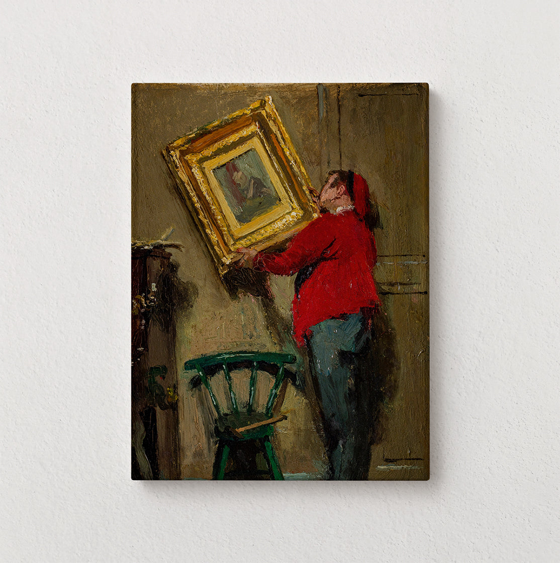 Hanging a Painting
