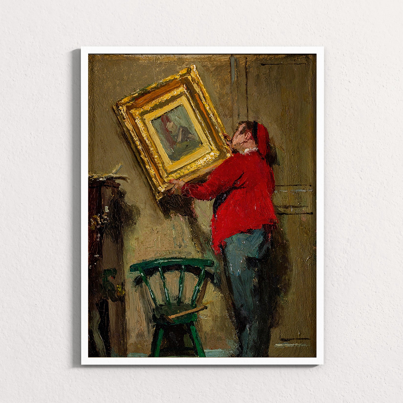 Hanging a Painting