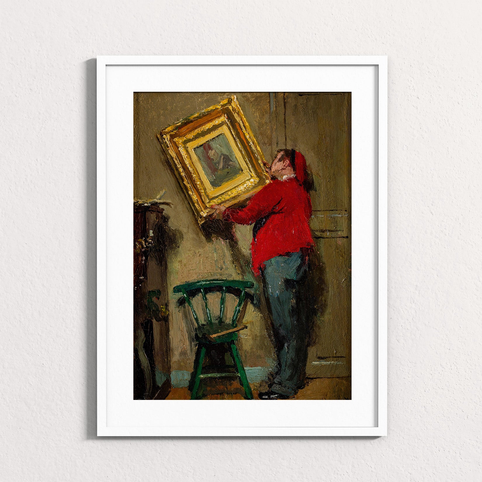 Hanging a Painting