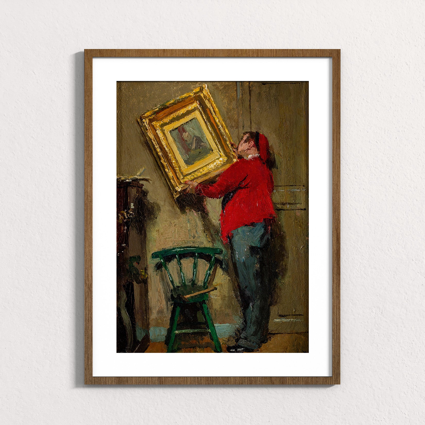Hanging a Painting