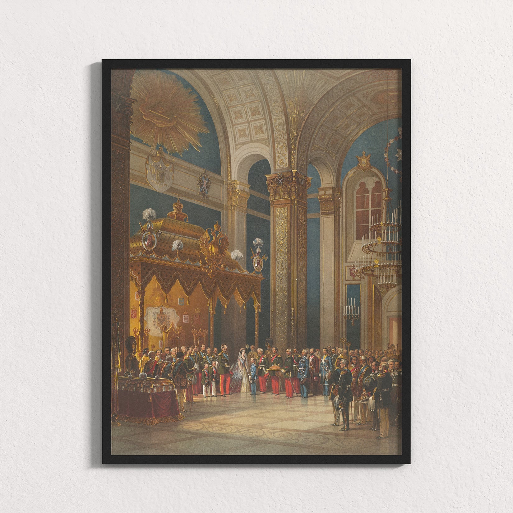Gilded Coronation: The Plinth