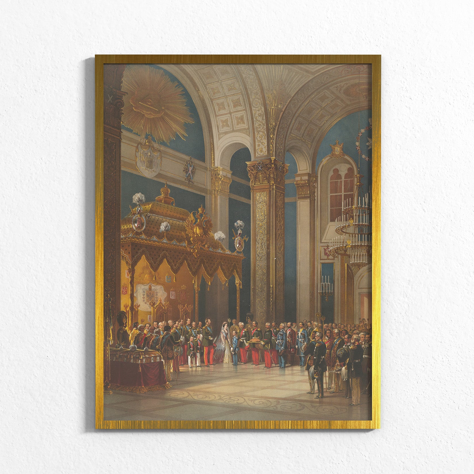Gilded Coronation: The Plinth