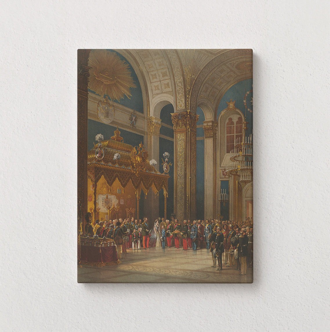 Gilded Coronation: The Plinth