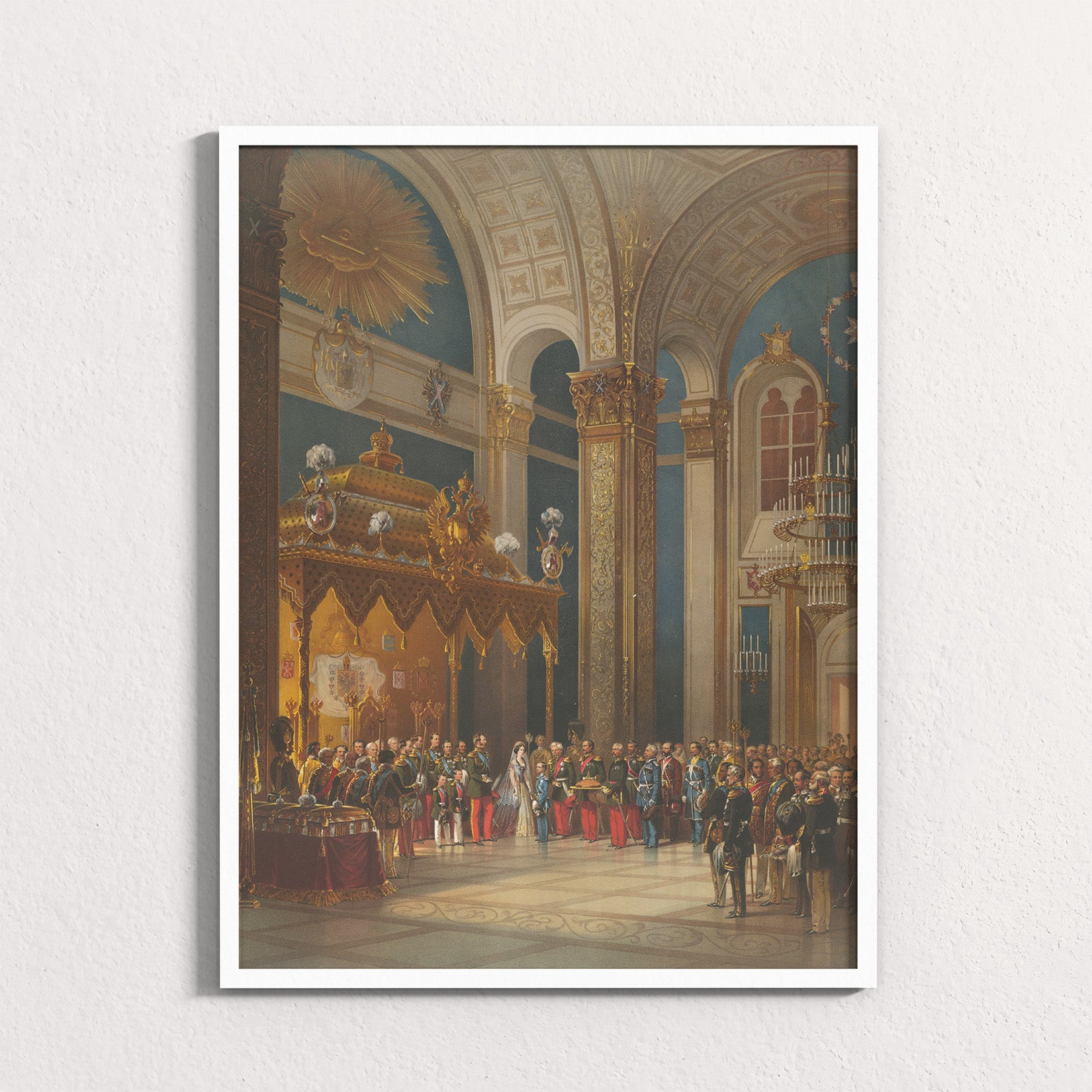 Gilded Coronation: The Plinth