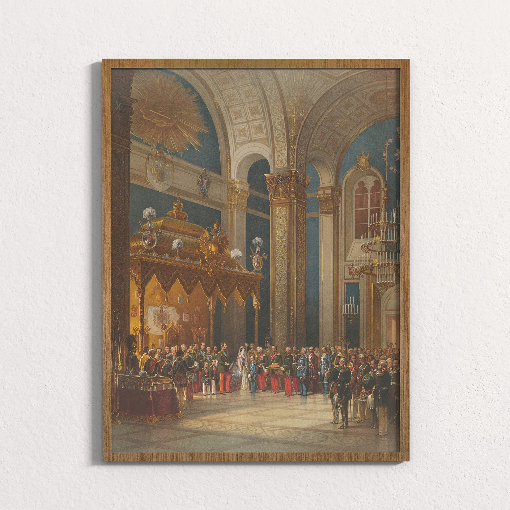 Gilded Coronation: The Plinth