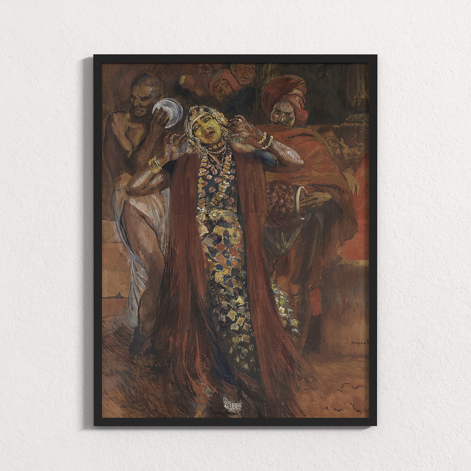 Danseur au masque jaune