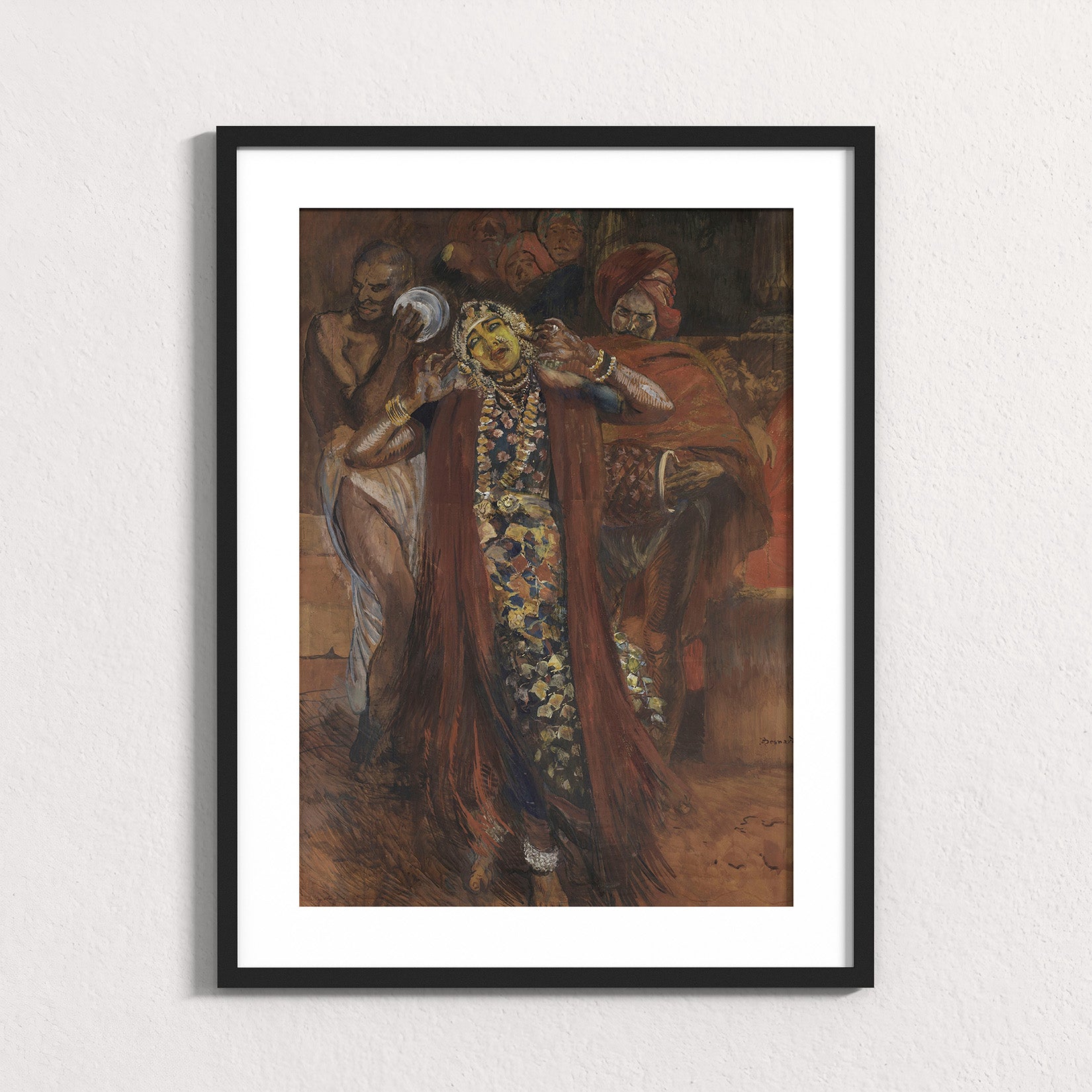 Danseur au masque jaune