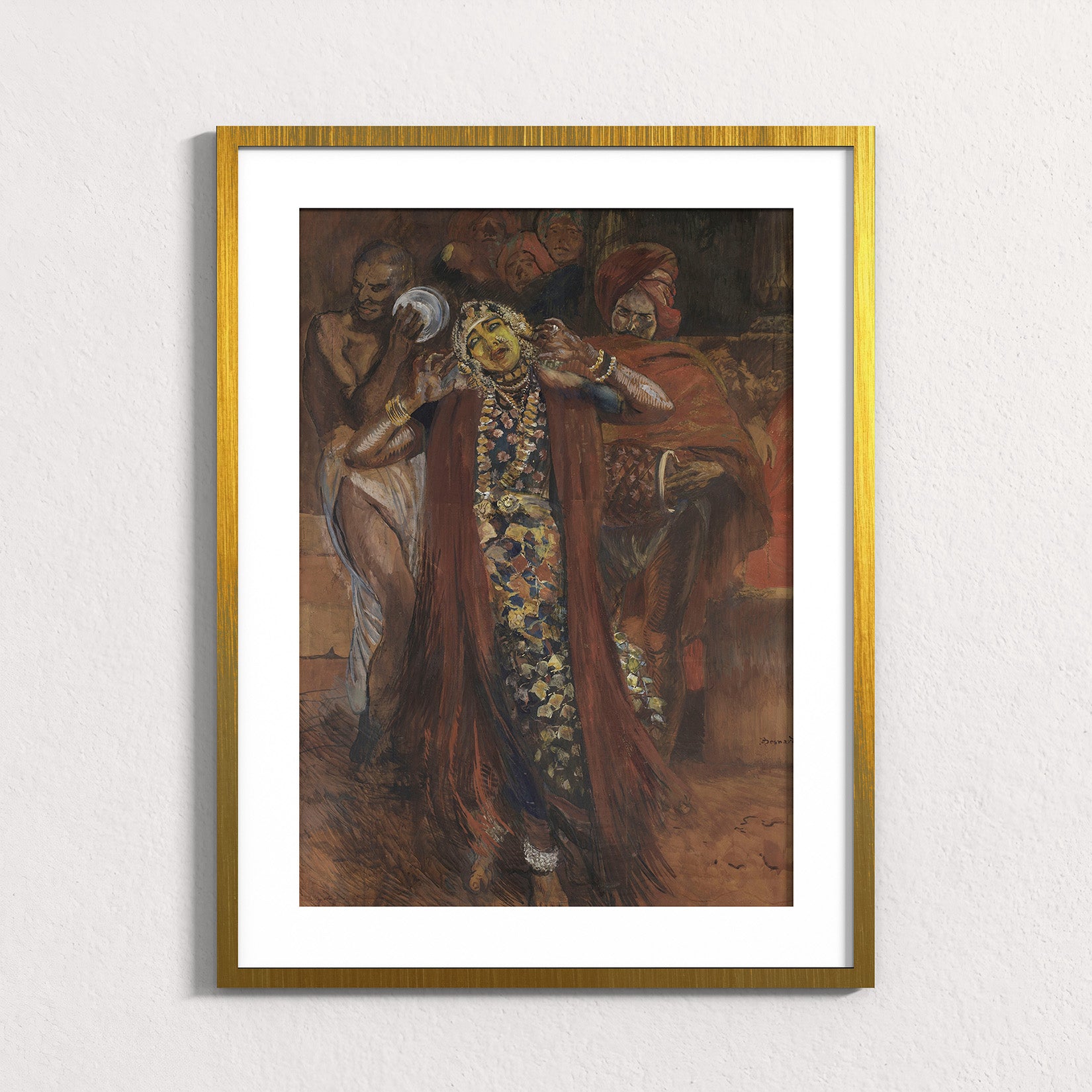 Danseur au masque jaune