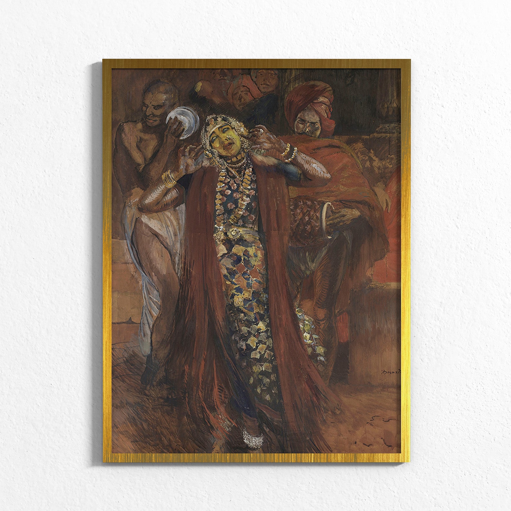 Danseur au masque jaune