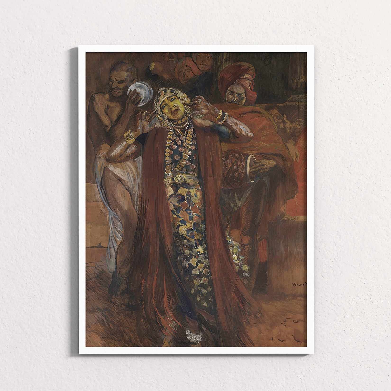Danseur au masque jaune