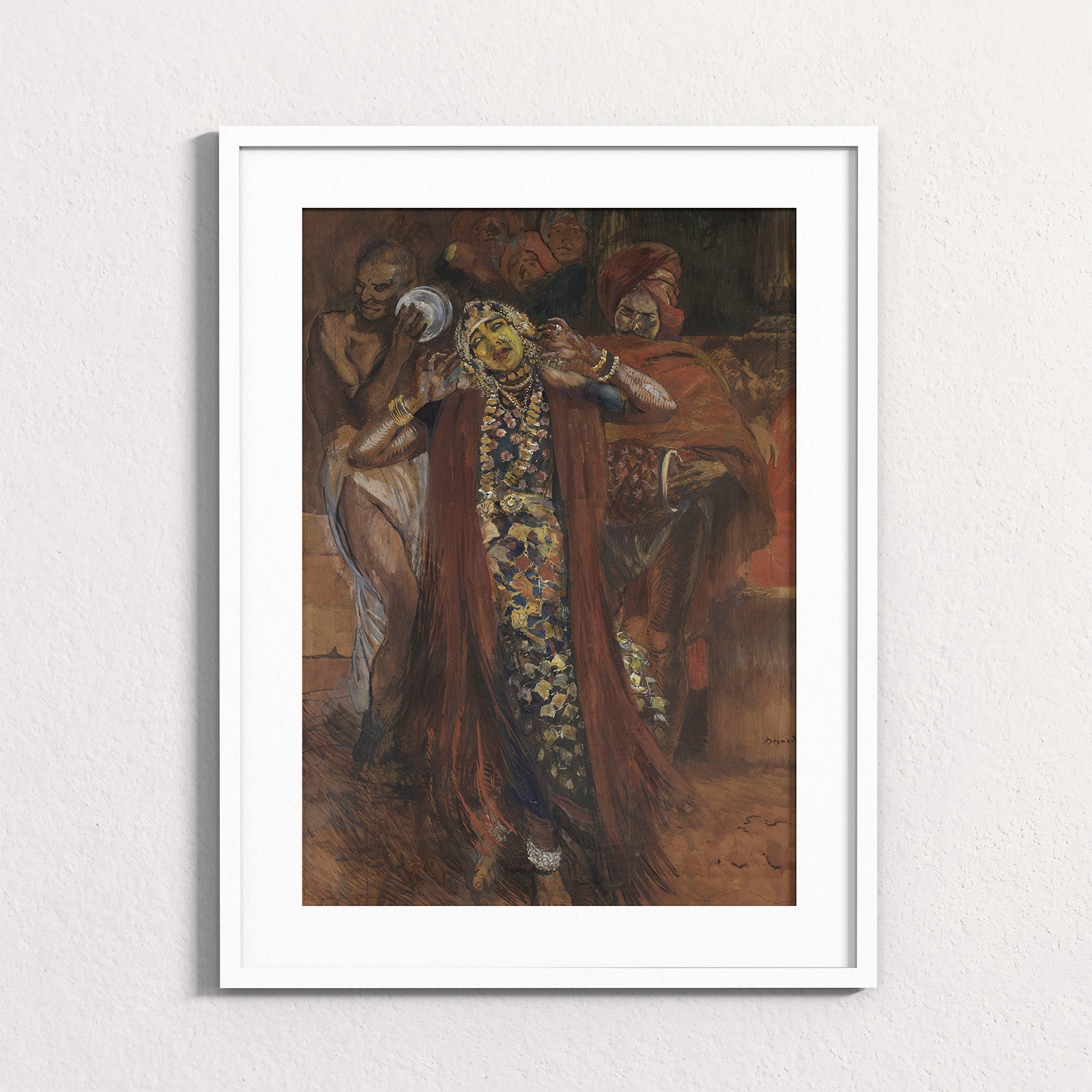 Danseur au masque jaune
