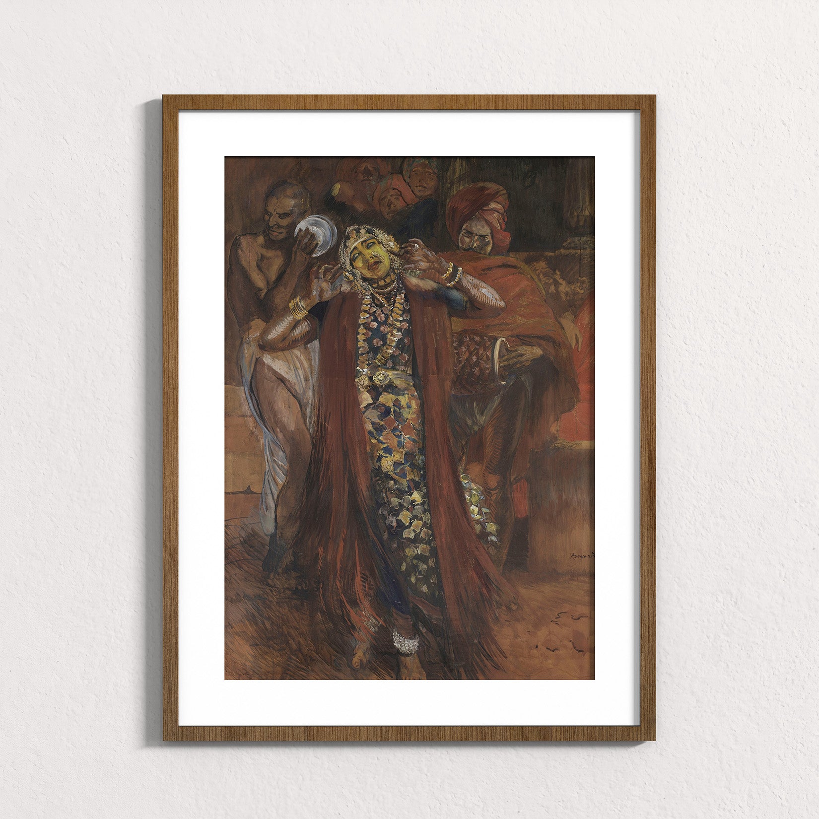 Danseur au masque jaune
