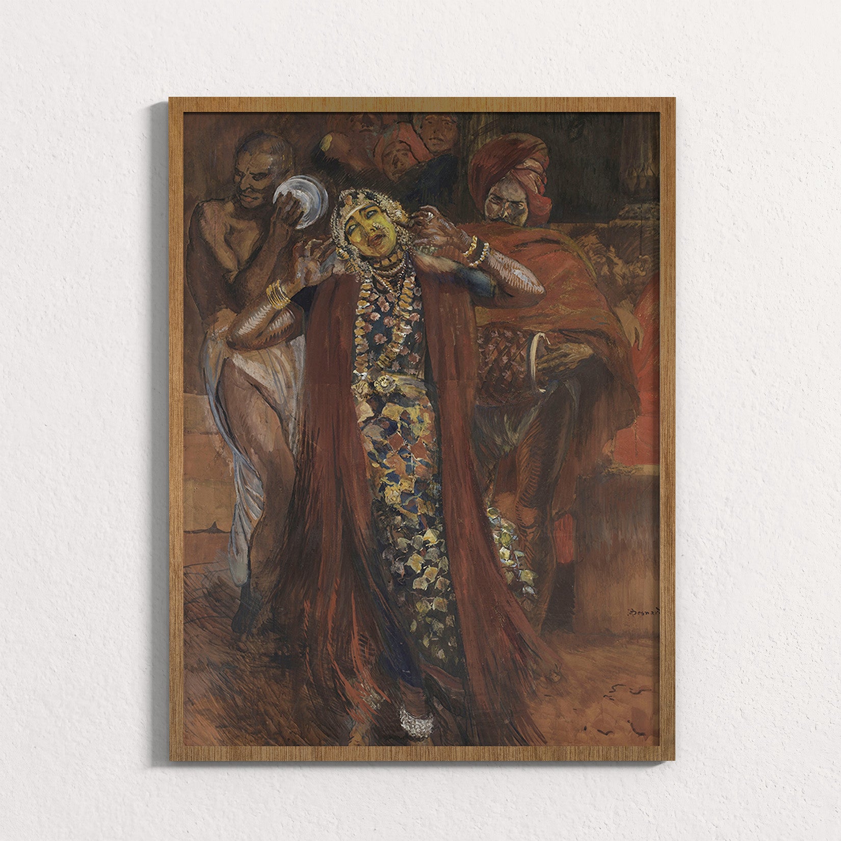 Danseur au masque jaune