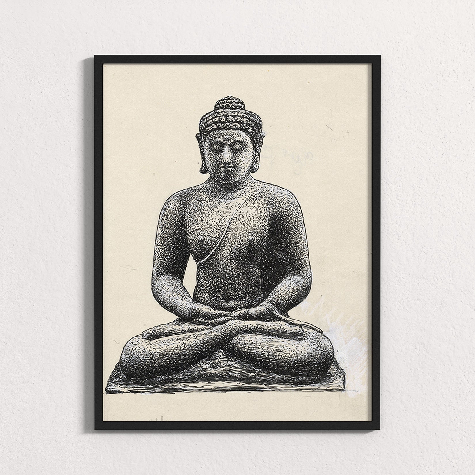 Buddha on Borobudur