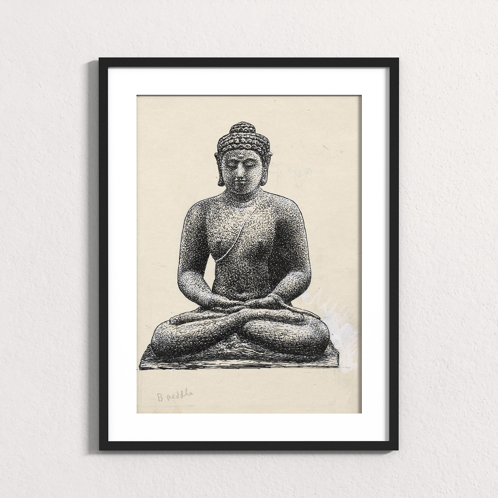 Buddha on Borobudur
