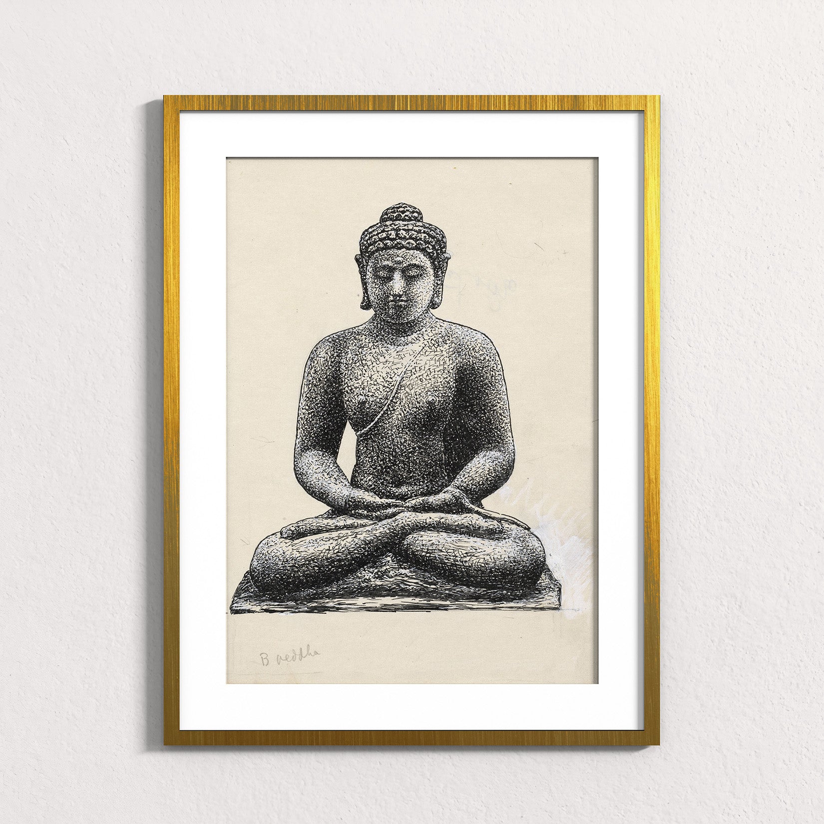 Buddha on Borobudur