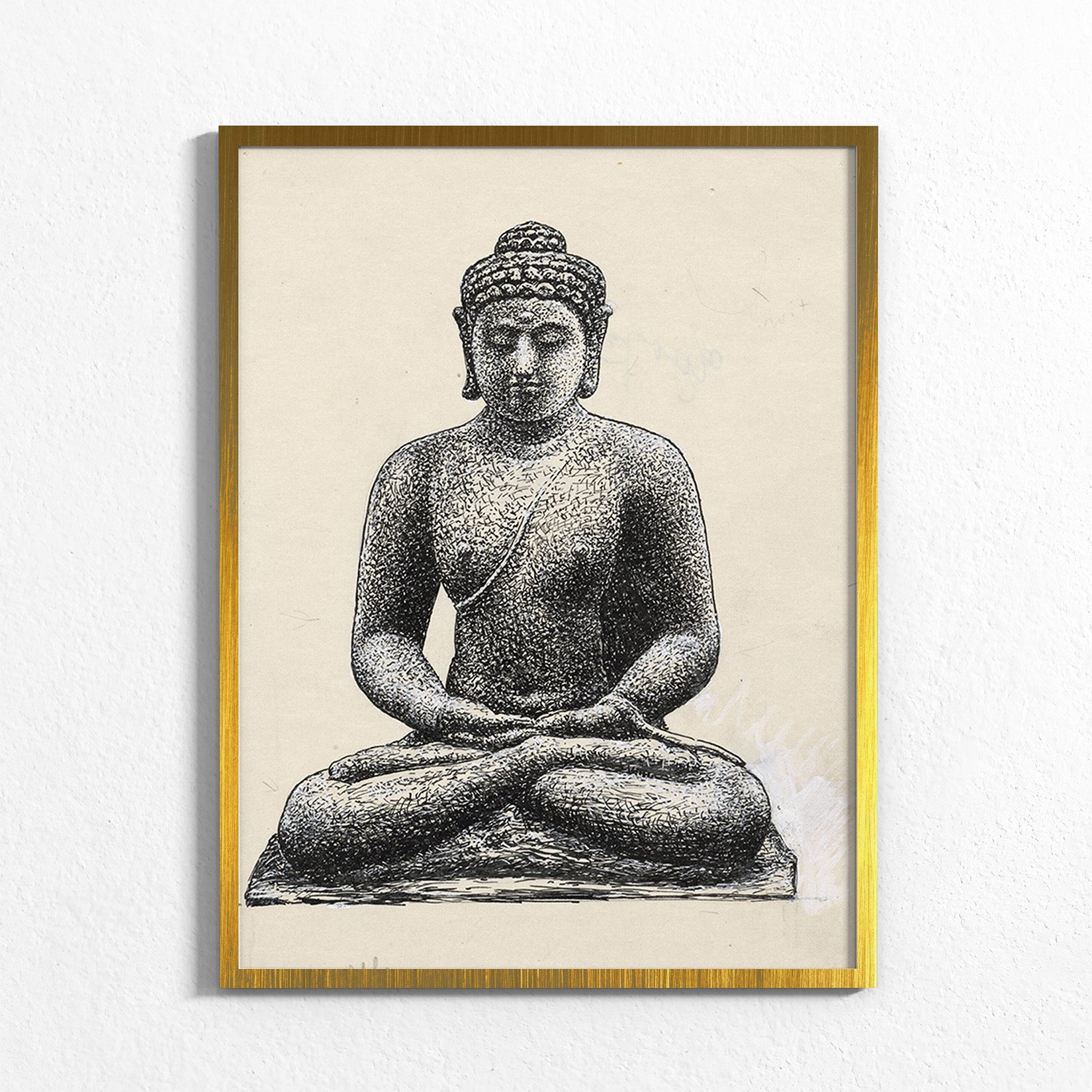Buddha on Borobudur