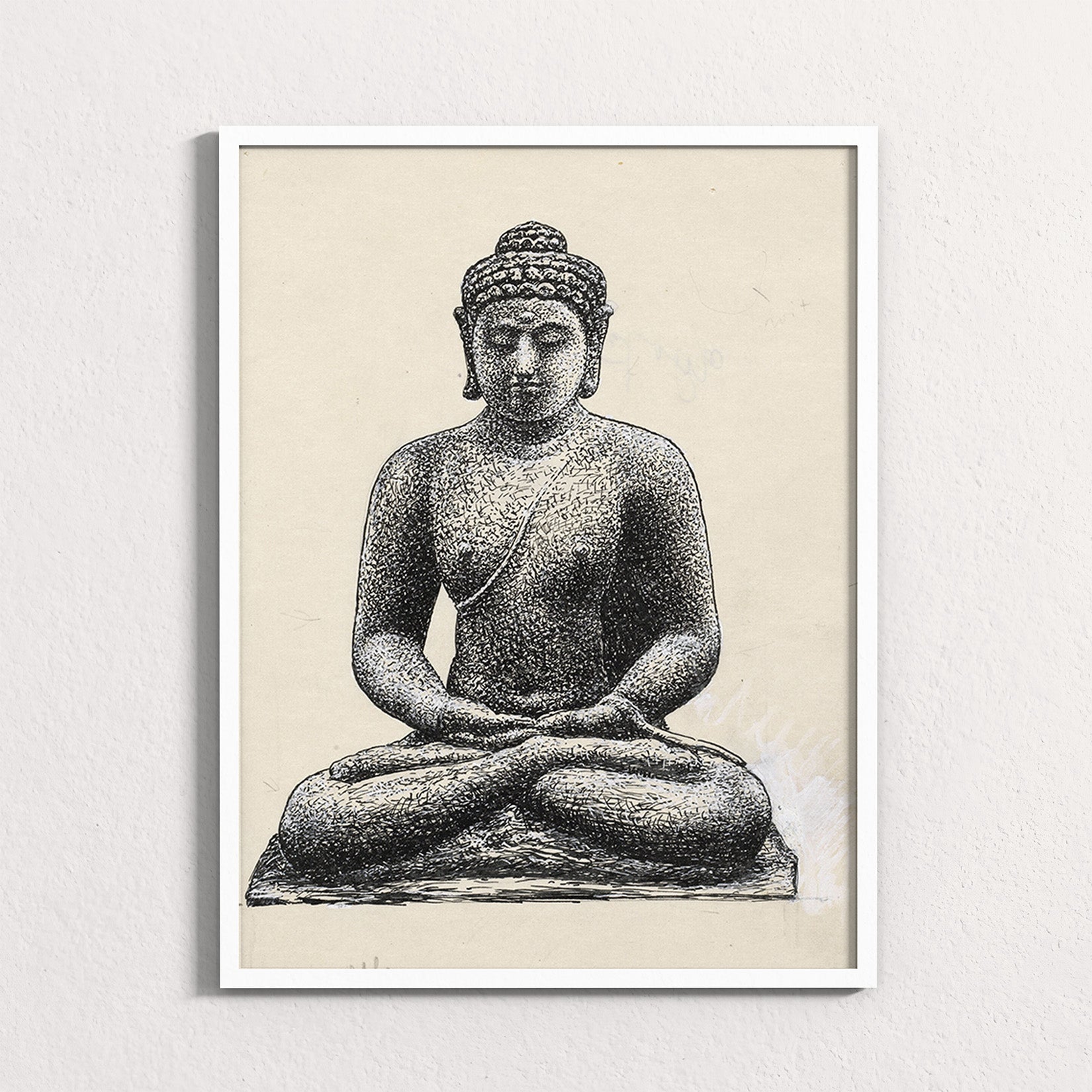 Buddha on Borobudur