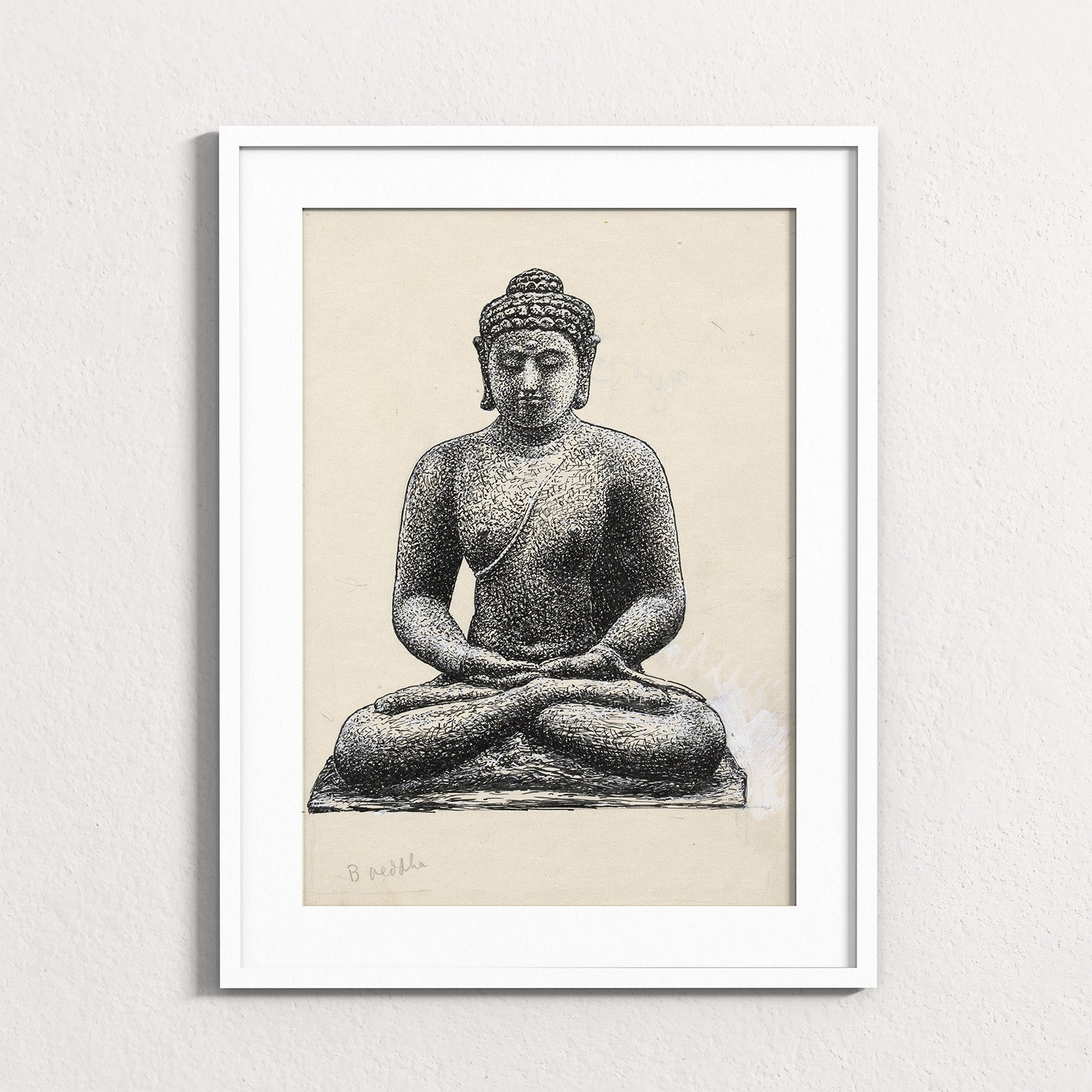 Buddha on Borobudur