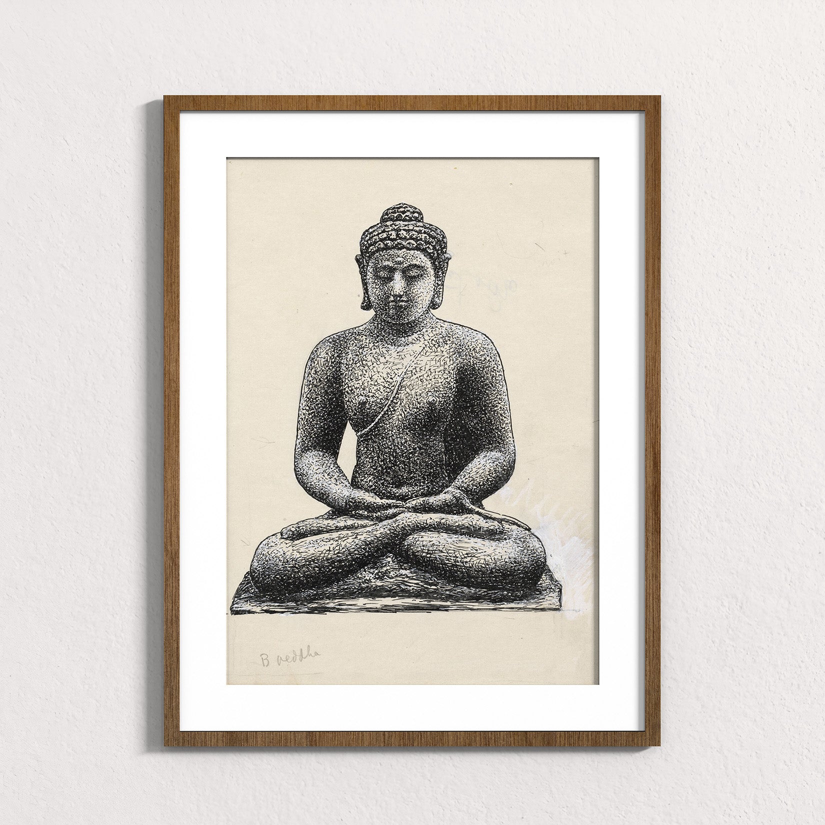 Buddha on Borobudur