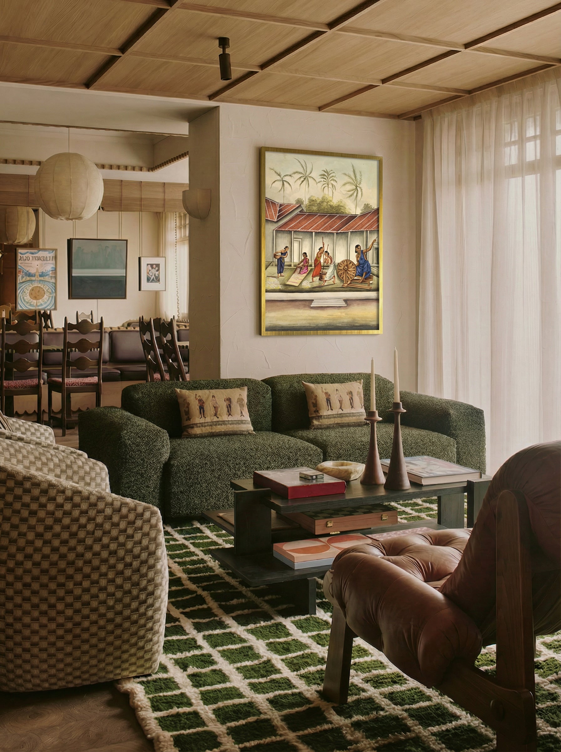 Courtyards of Tamil Life