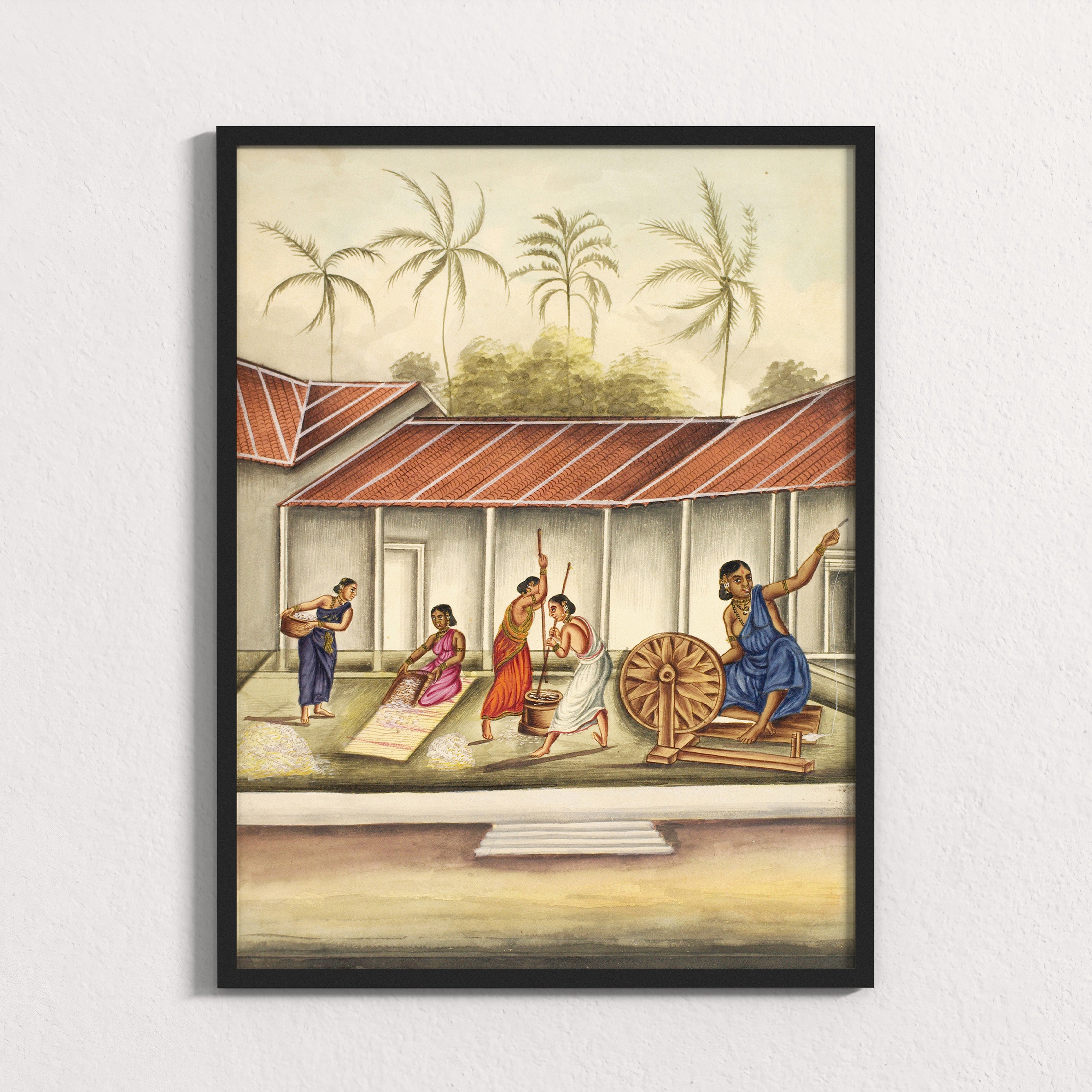 Courtyards of Tamil Life