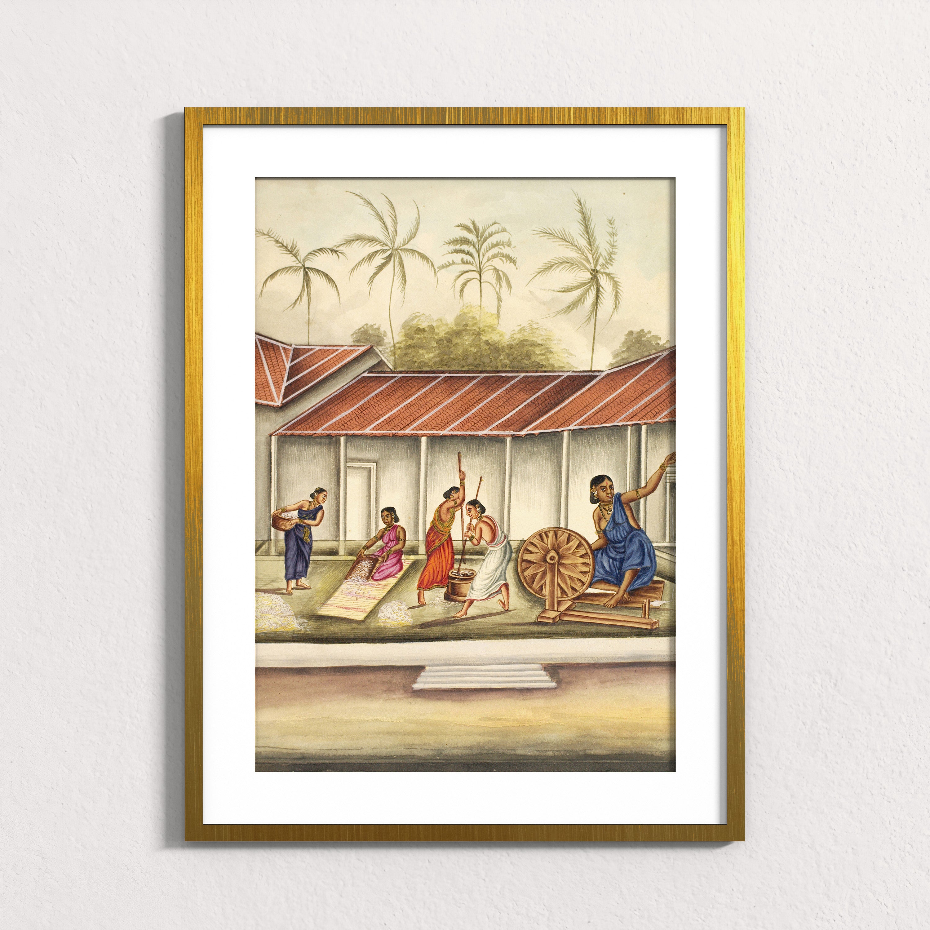 Courtyards of Tamil Life