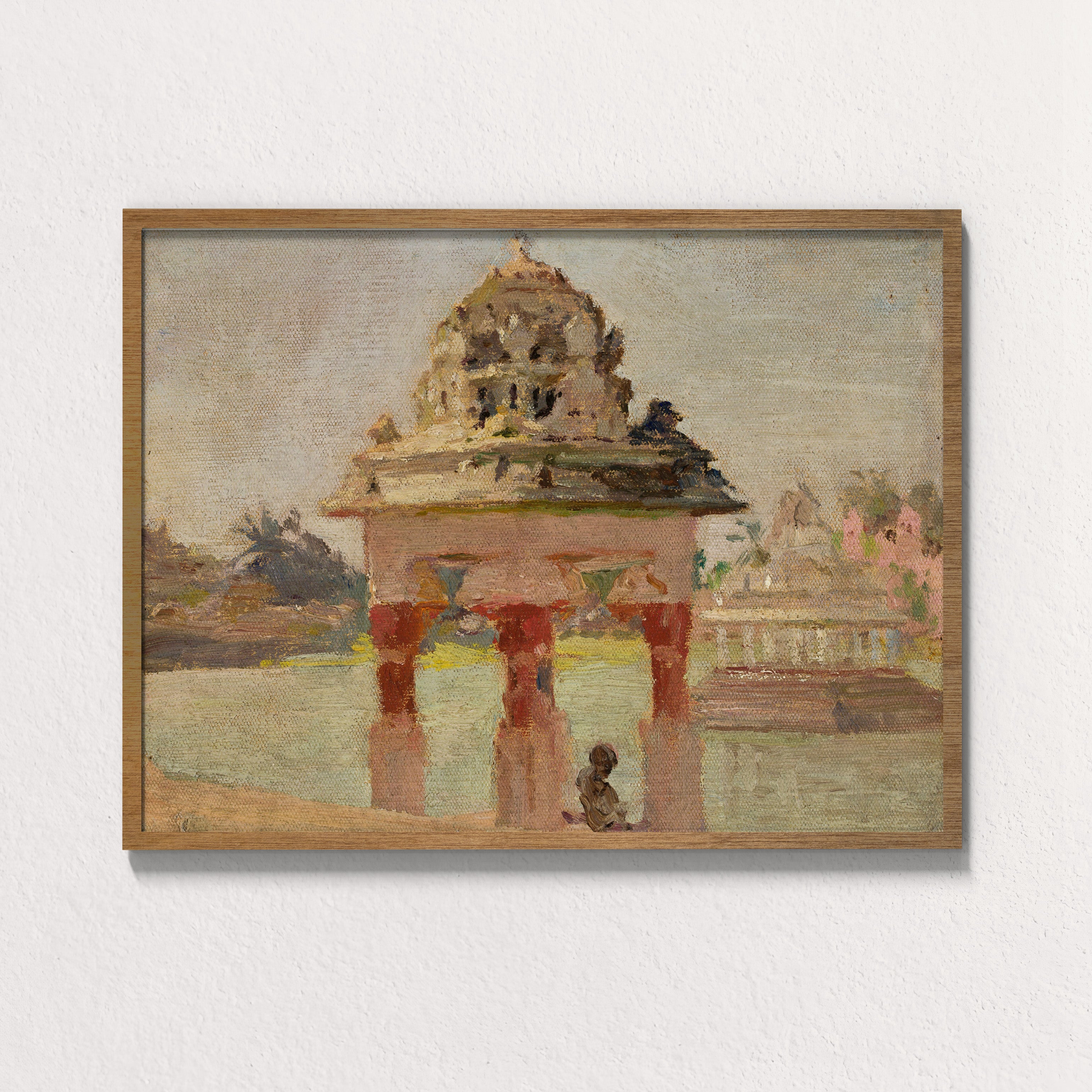 Gopuram by the Sacred Pond