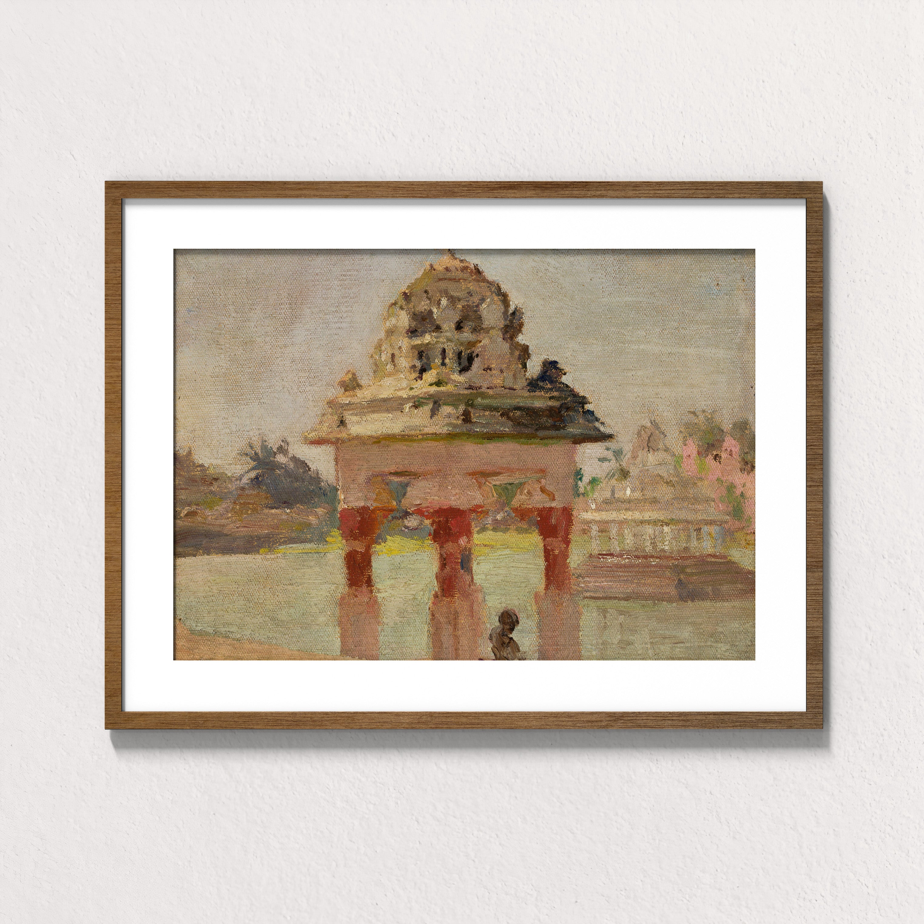 Gopuram by the Sacred Pond