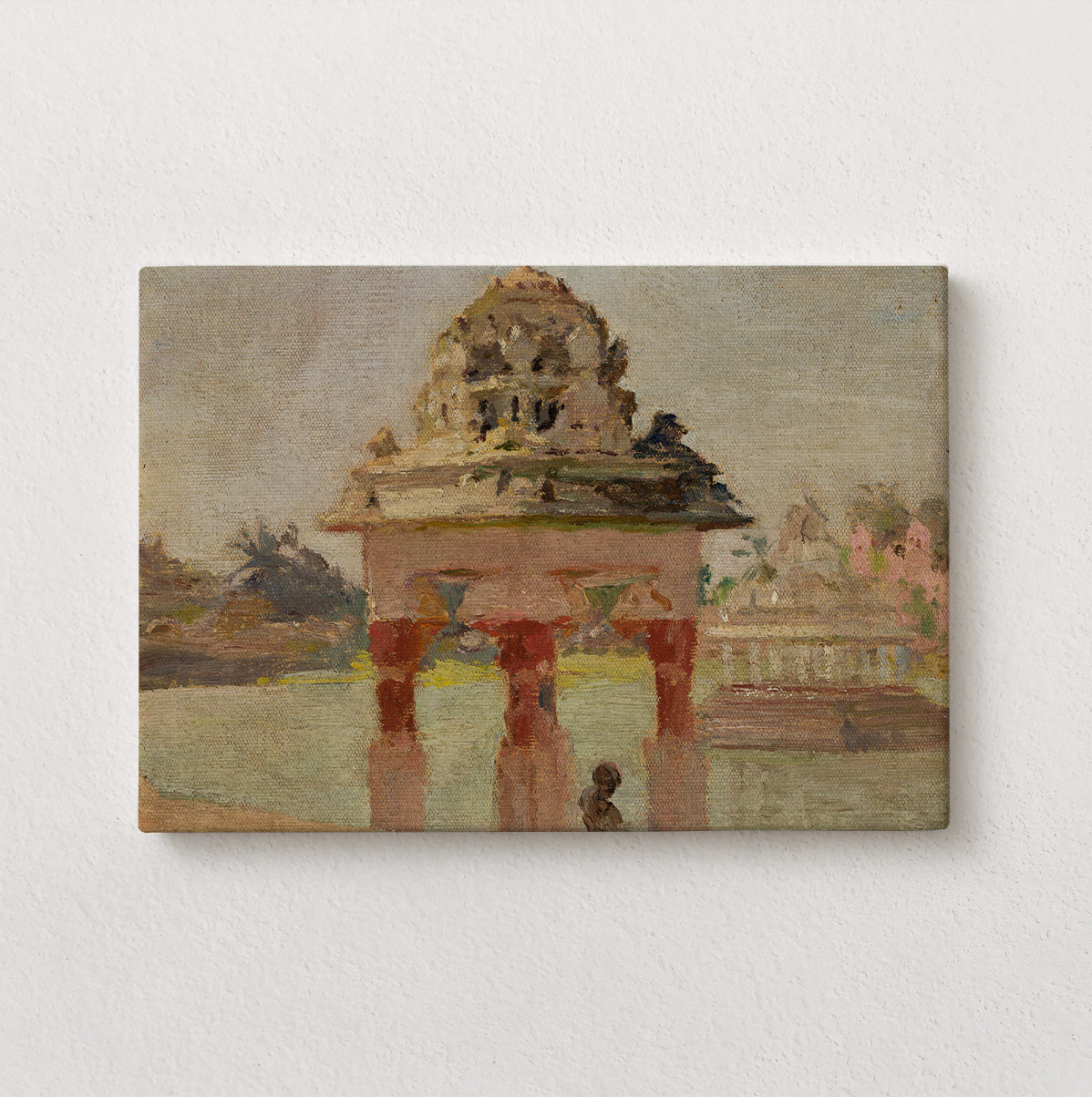 Gopuram by the Sacred Pond